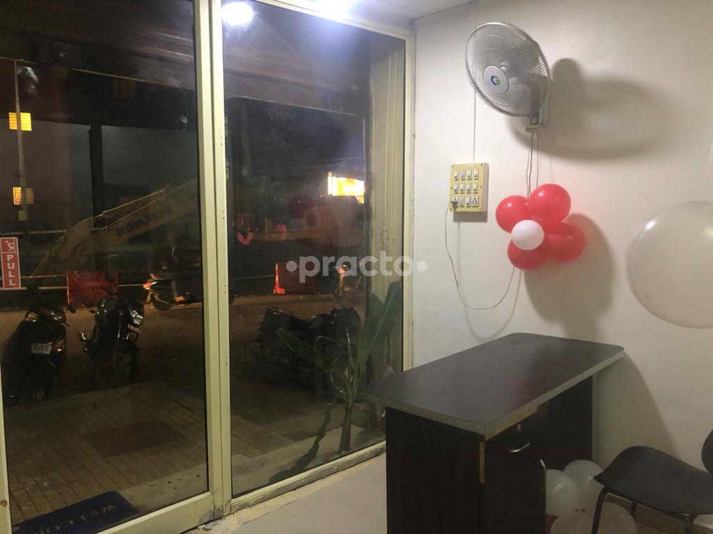 Reception Area at Healthy Smile, 
Multispeciality Dental clinic Pimple Saudagar Pune