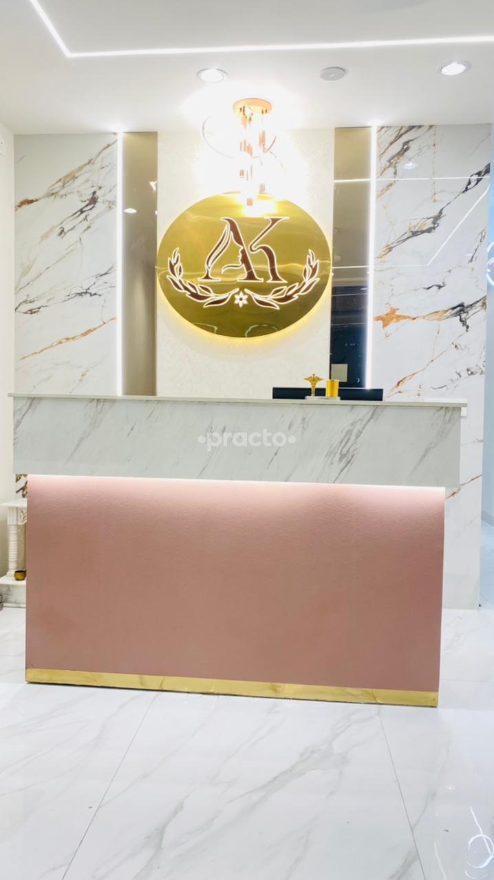 Reception Area at AK Dermacare & Aesthetics Janakpuri Delhi