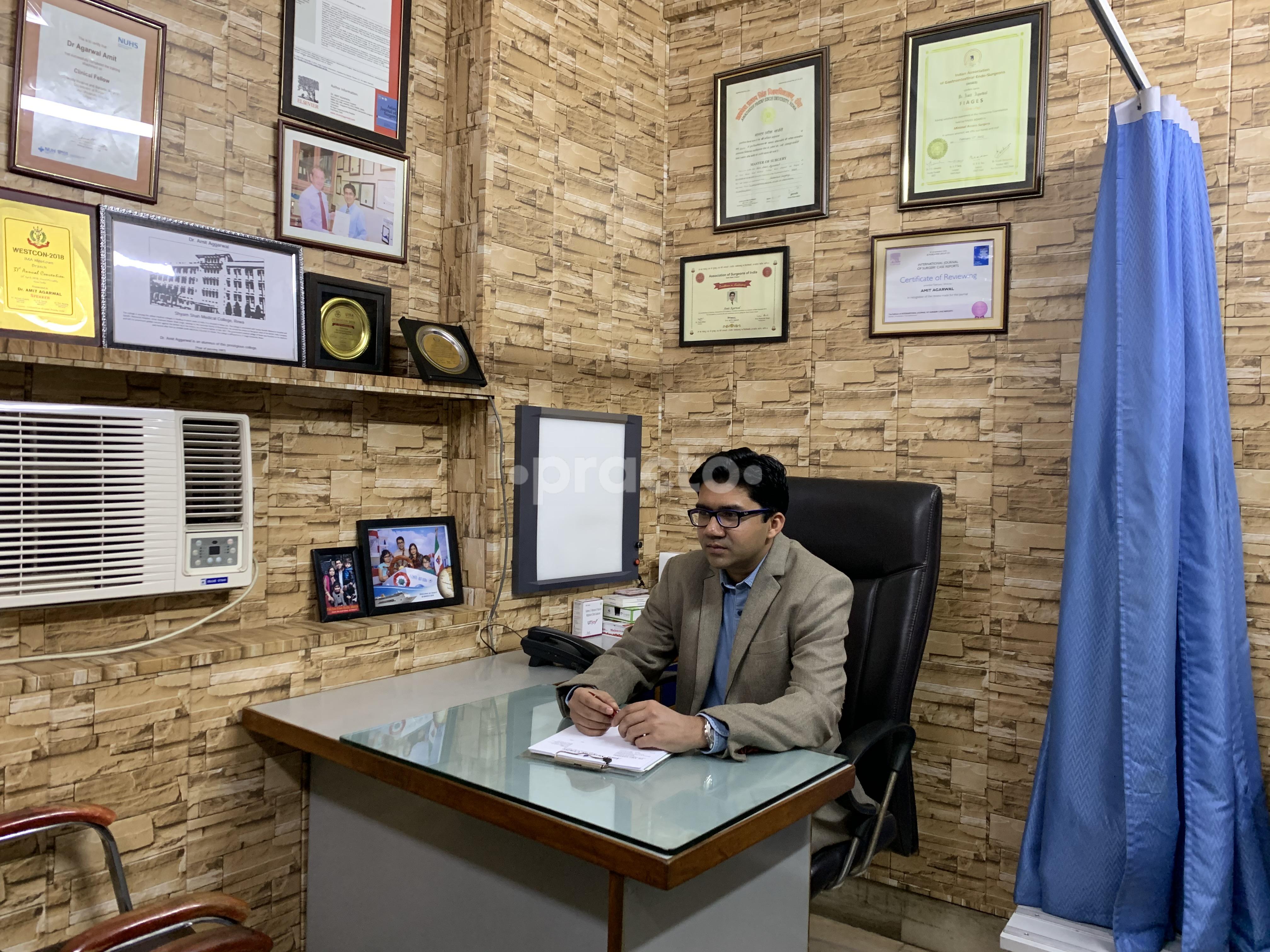Consultation Room at Amit Nursing Home Subhash Nagar Delhi