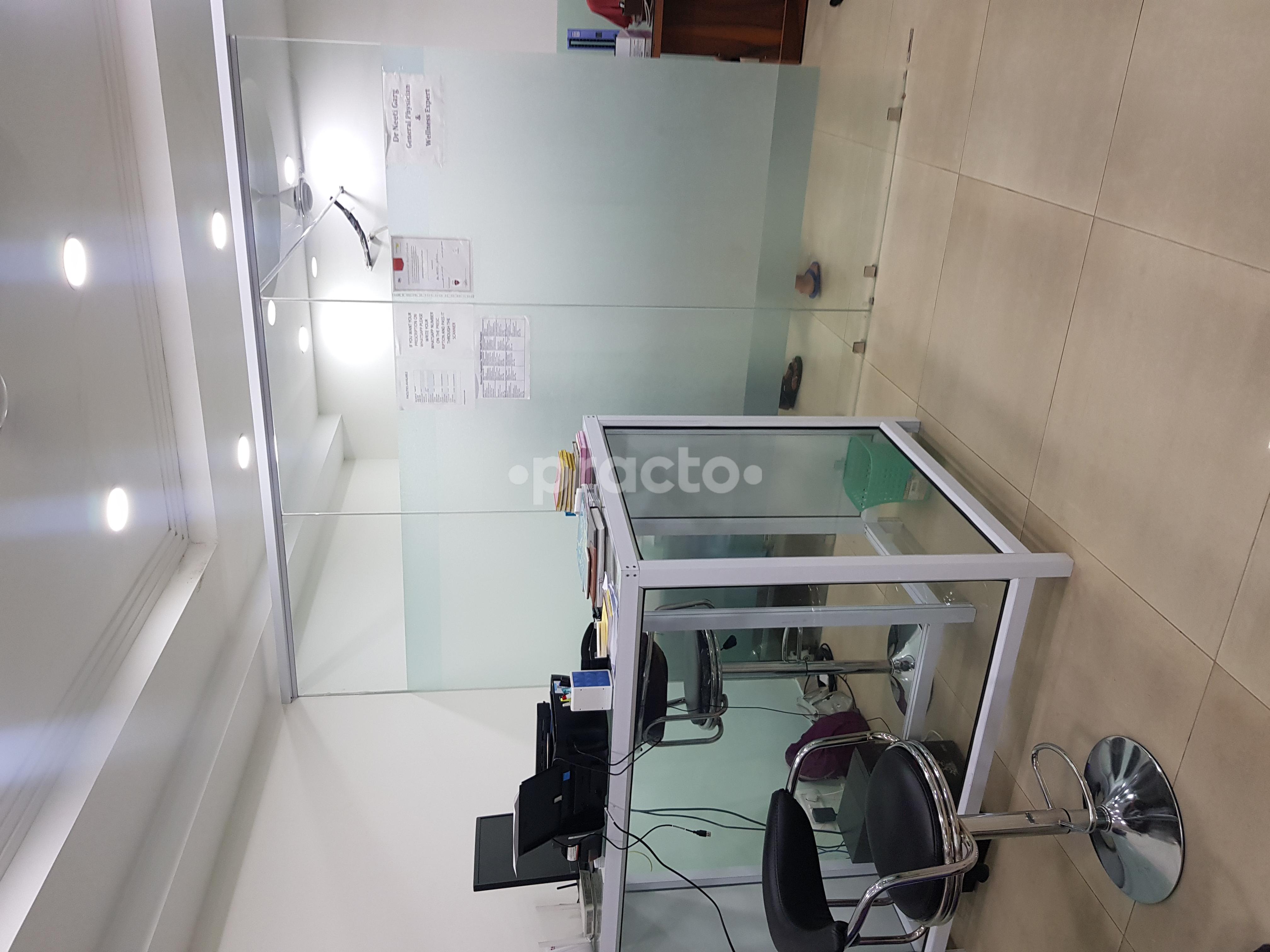 Reception Area at AceMedics Clinic Vasant Vihar Delhi
