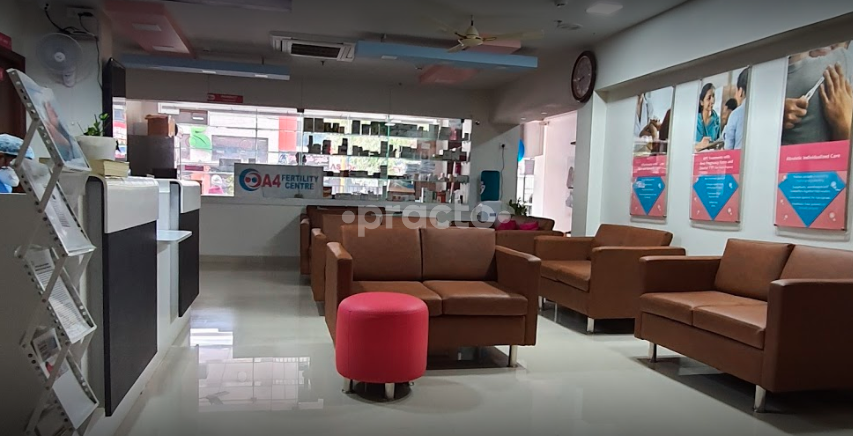 Waiting Area at A4 Fertility Center Virugambakkam Chennai