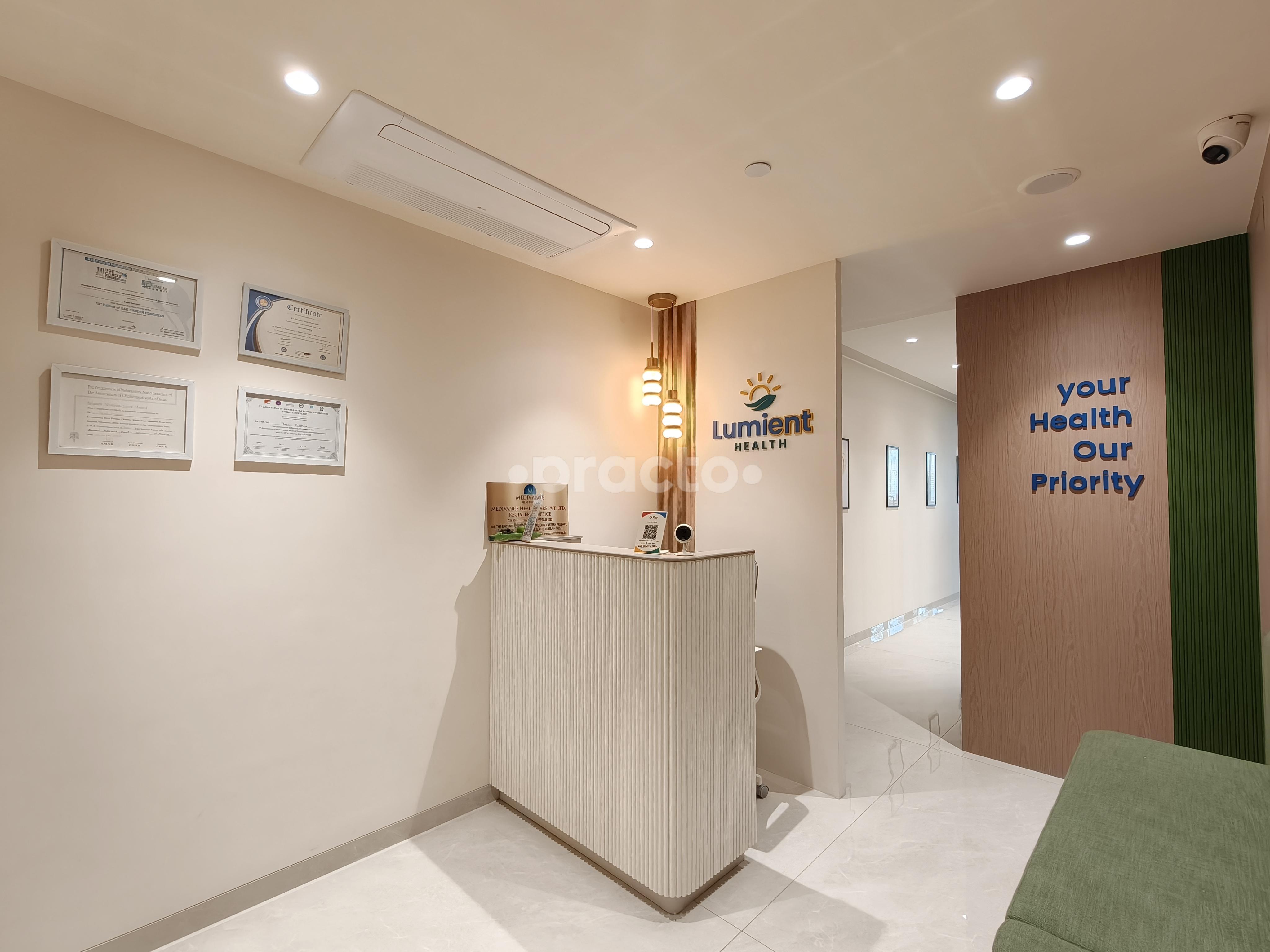 Reception Area at Lumient Health Chembur East Mumbai