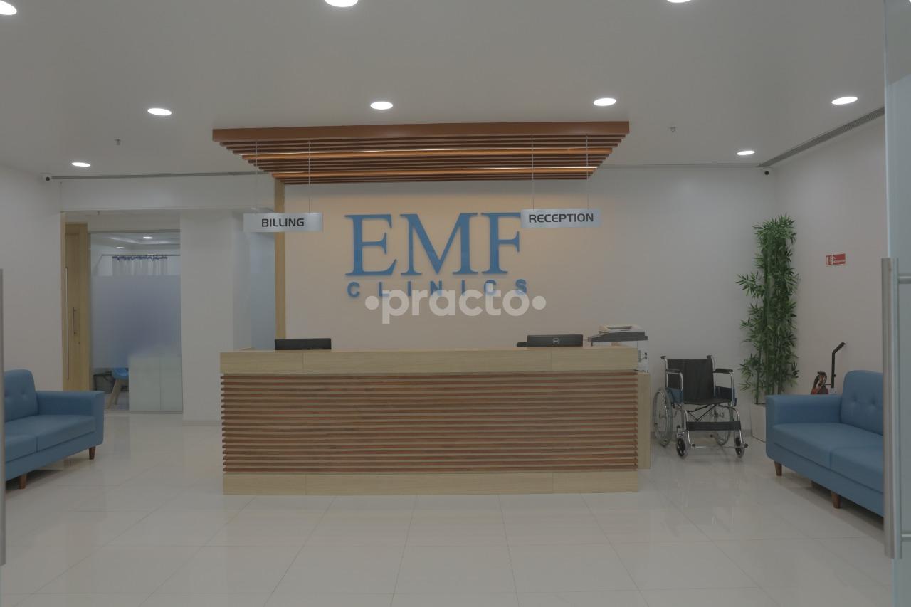 Reception Area at EMF Clinic Bavdhan Pune