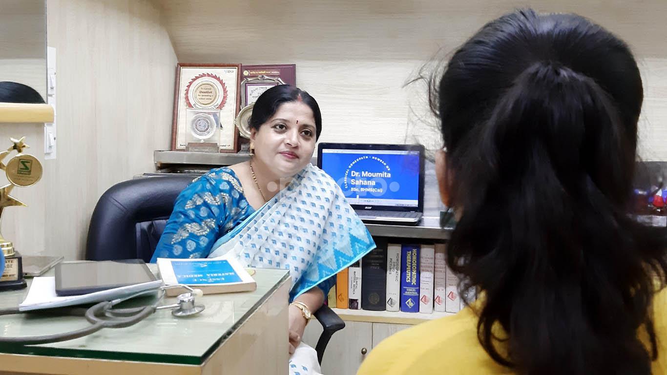 Consultation Room at Dr. Moumita Sahana  Clinic Ichapur Howrah