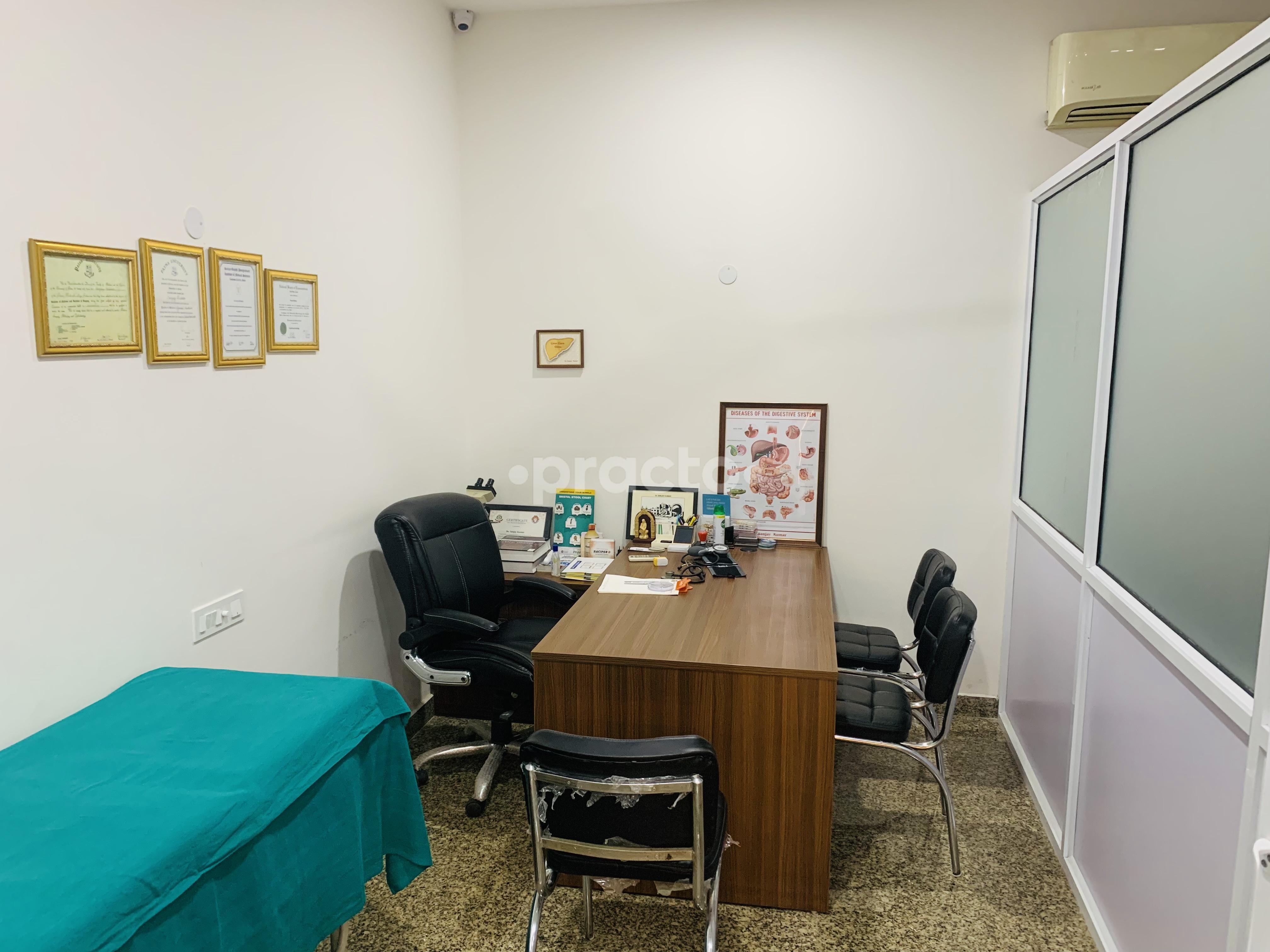 Consultation Room at Liver Gut Clinic and Diagnostics Sector 36 Noida