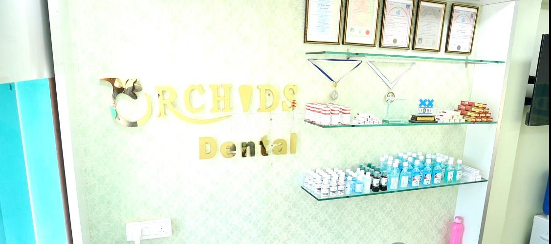 Reception Area at Orchids Dental - Implants & OroFacial Pain Centre Hanamkonda Warangal