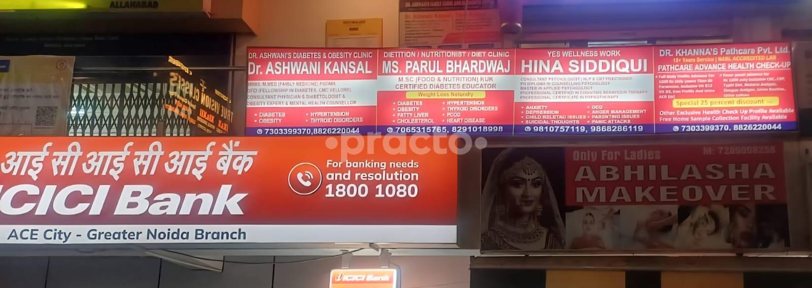 Outside Area at Parul Bhardwaj Diet clinic Sector 1 Greater Noida