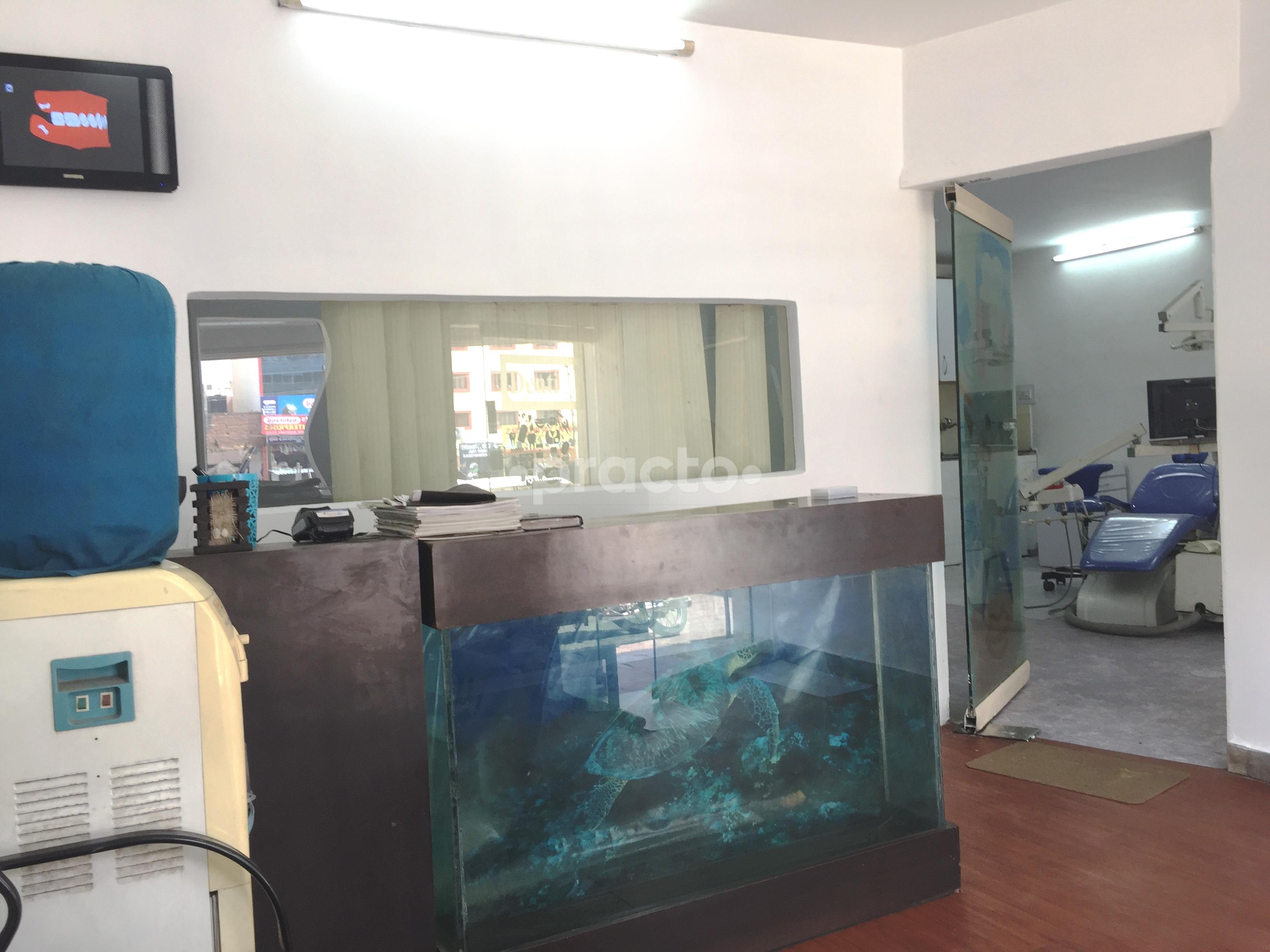 Reception Area at Dentix Dental Clinic Rajendra Nagar Hyderabad