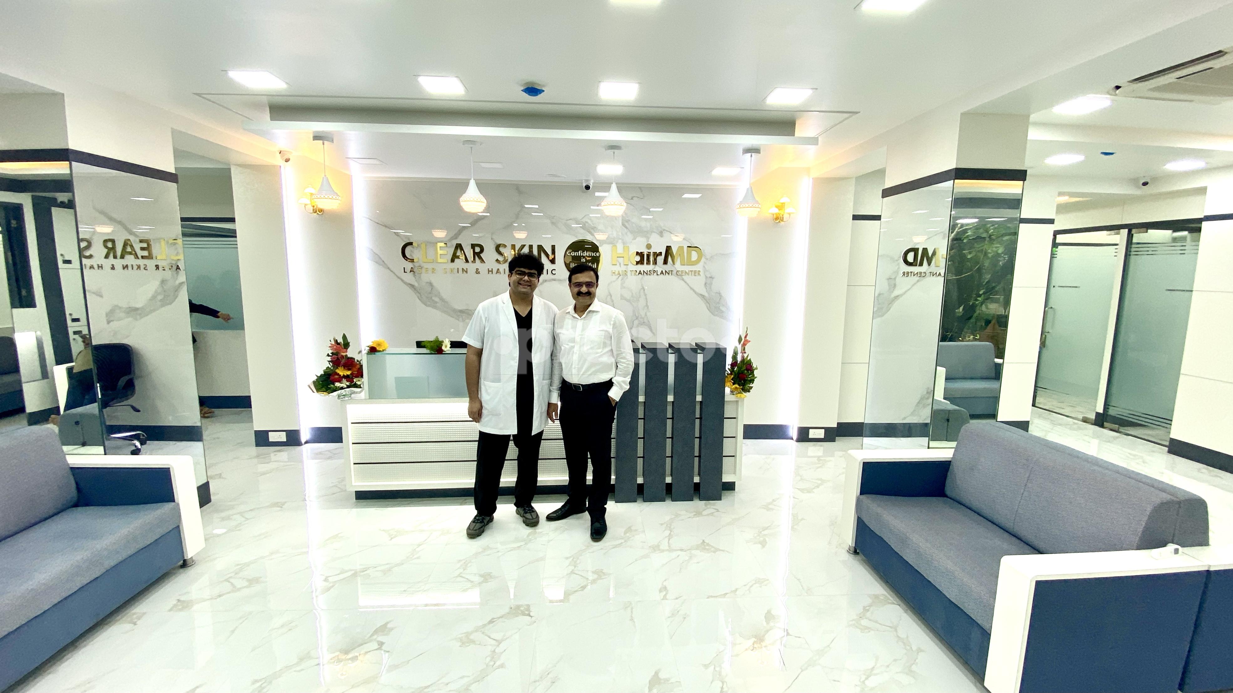 Reception Area at Transplant Hair MD Pvt Ltd Prabhat Road Pune