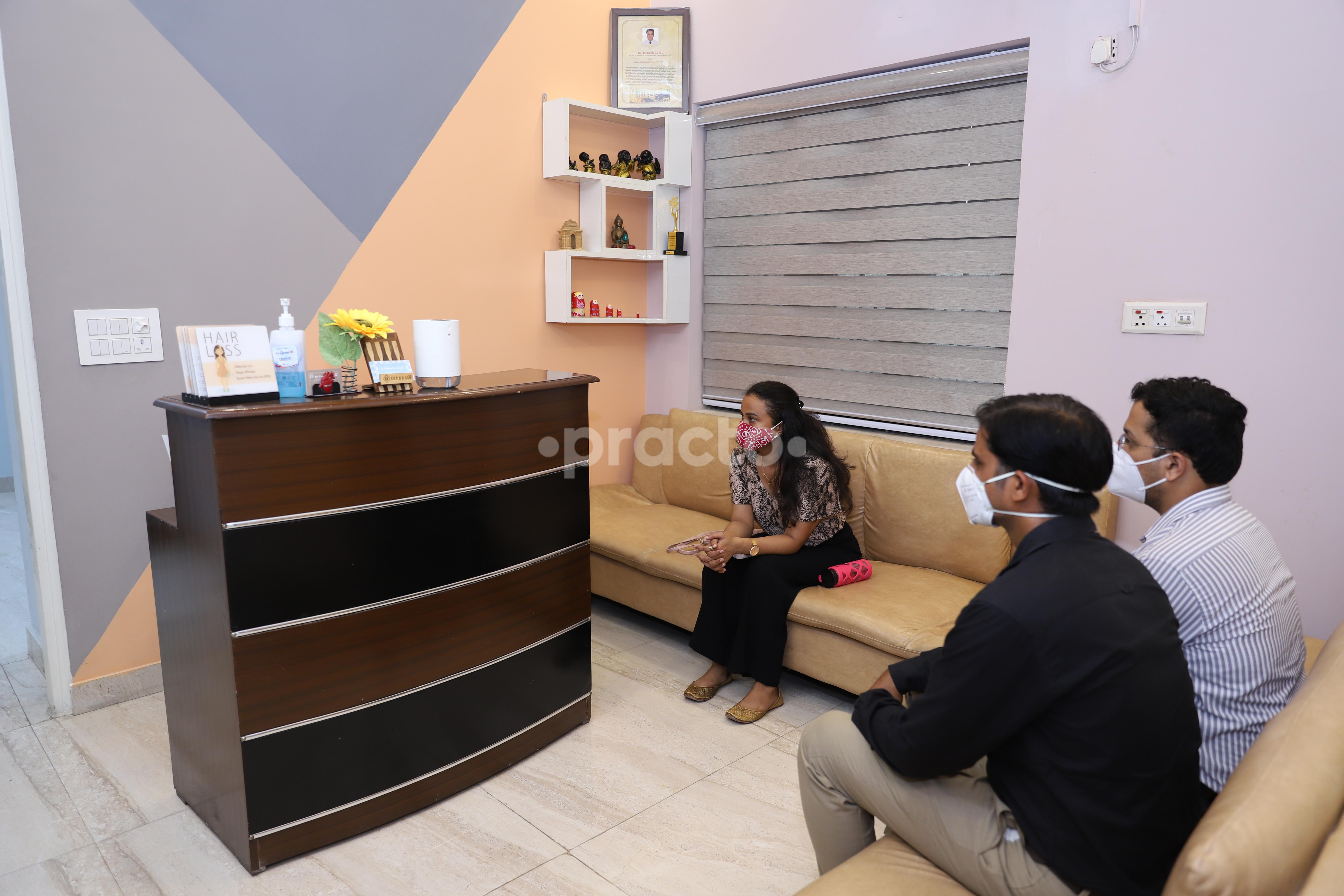 Waiting Area at Svastam Wellness Clinic Ashok Vihar Phase 2 Delhi