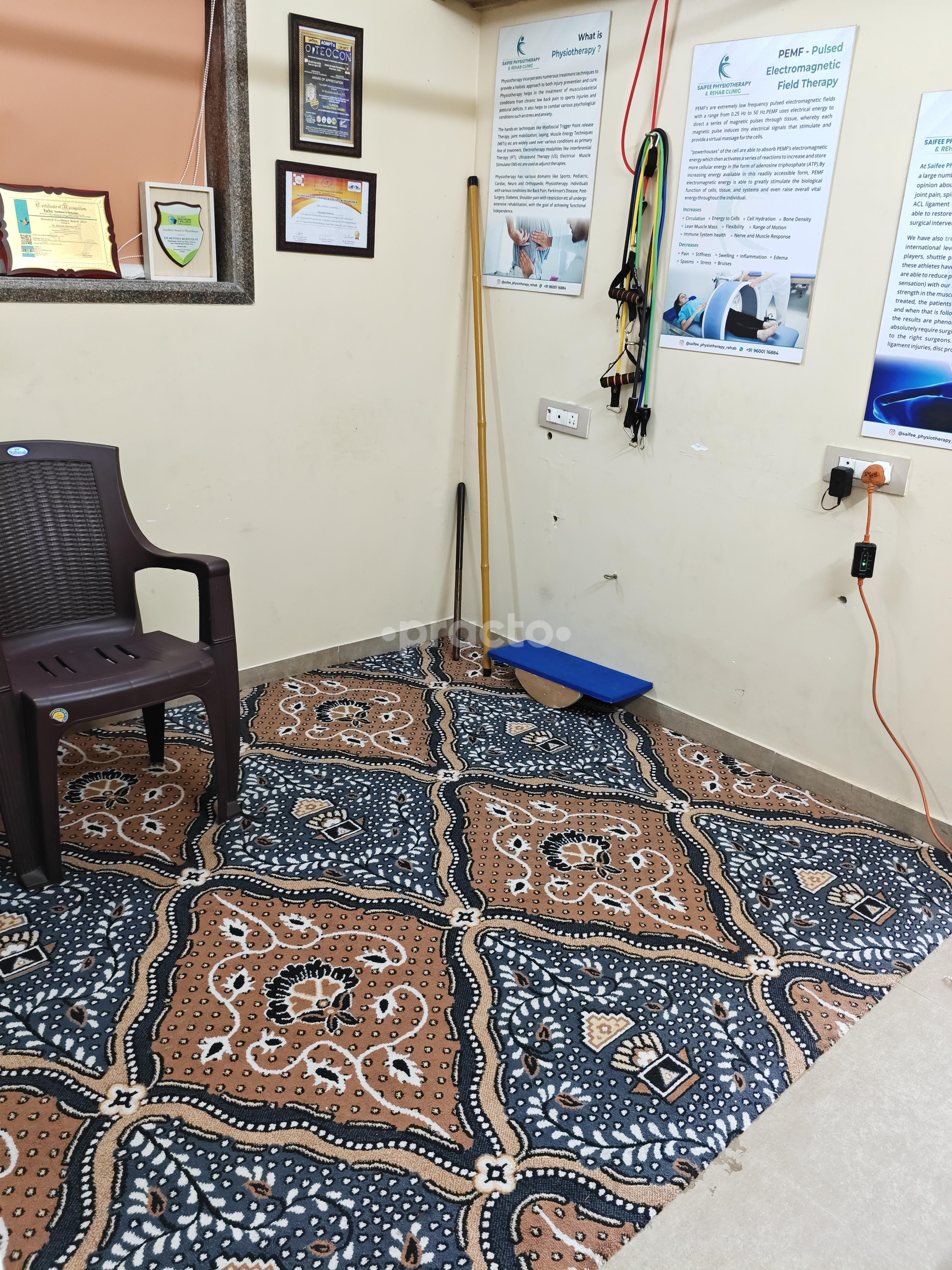 Exercise Area 1 at Saifee Physiotherapy & Rehab Clinic Royapuram Chennai