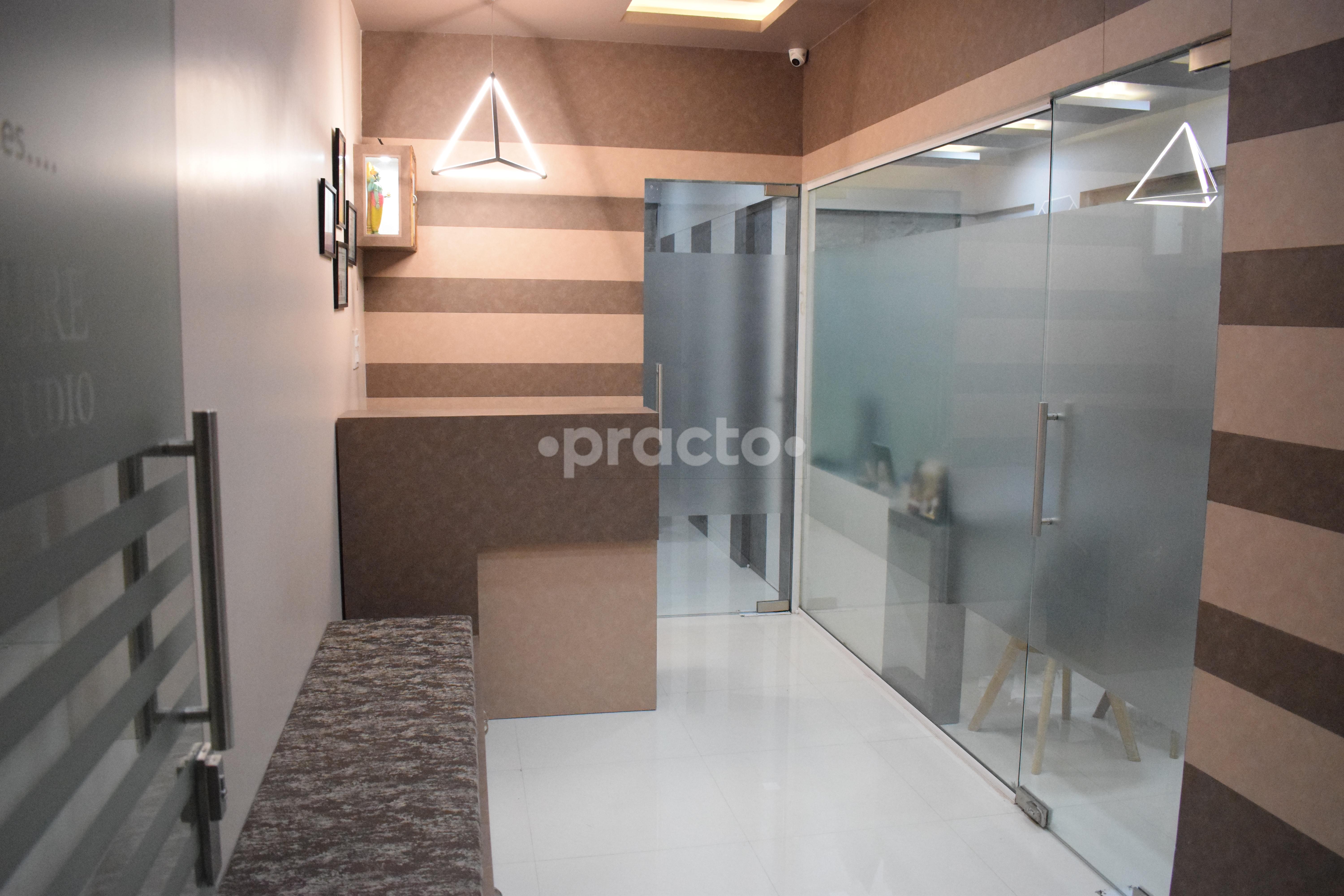 Reception Area at Curvature Dental Studio Undri Pune