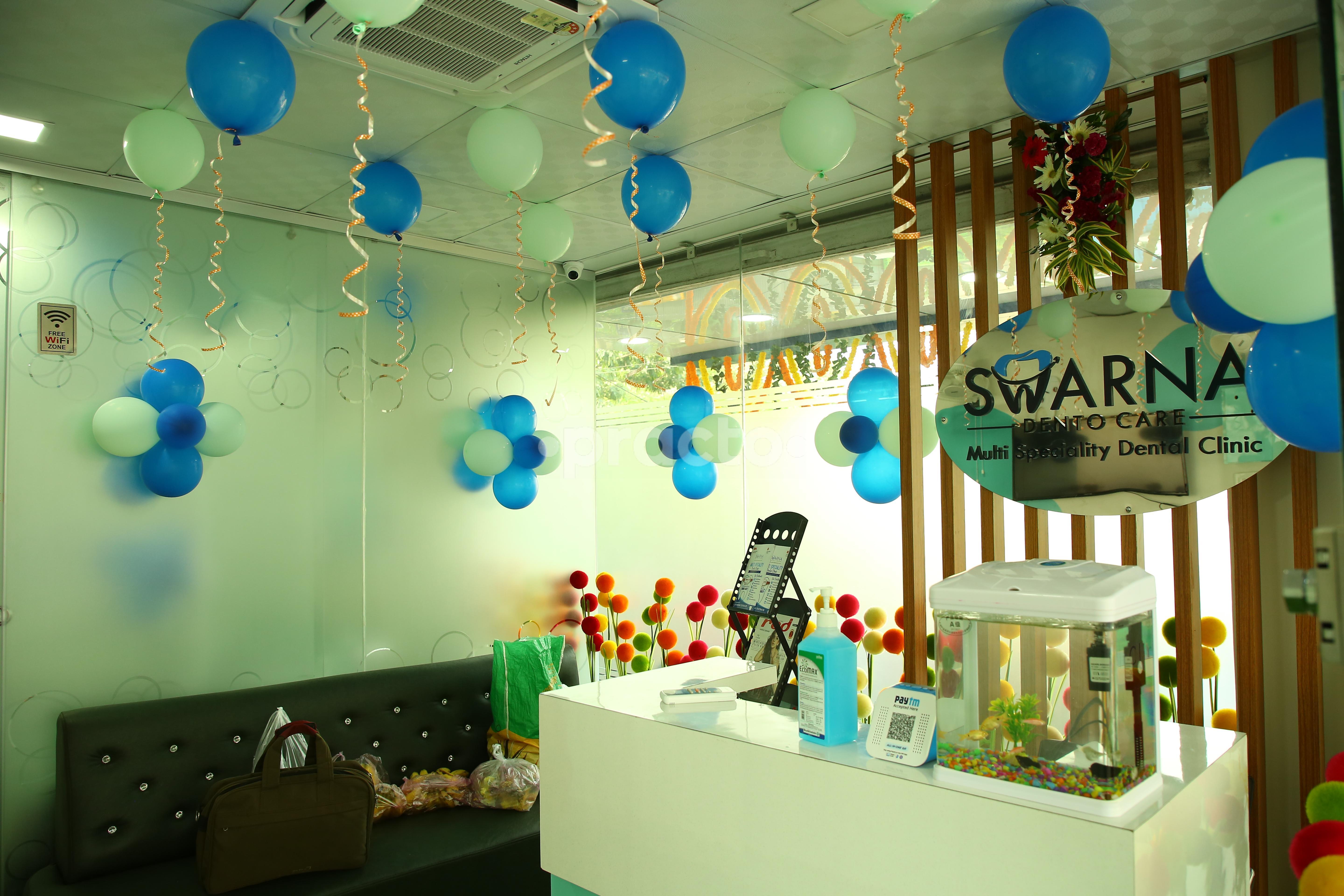 Reception Area at Swarna Dento Care Dwarakanagar Visakhapatnam