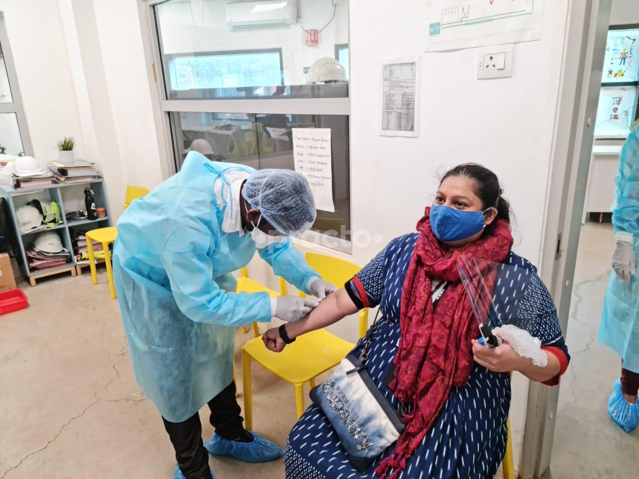 Sample Collection Area at Healthledger Polyclinic Seawoods Navi Mumbai