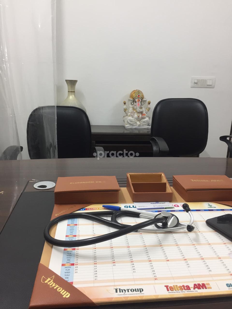 Consultation Room at Dr Atul Arora Clinic Kalkaji Delhi