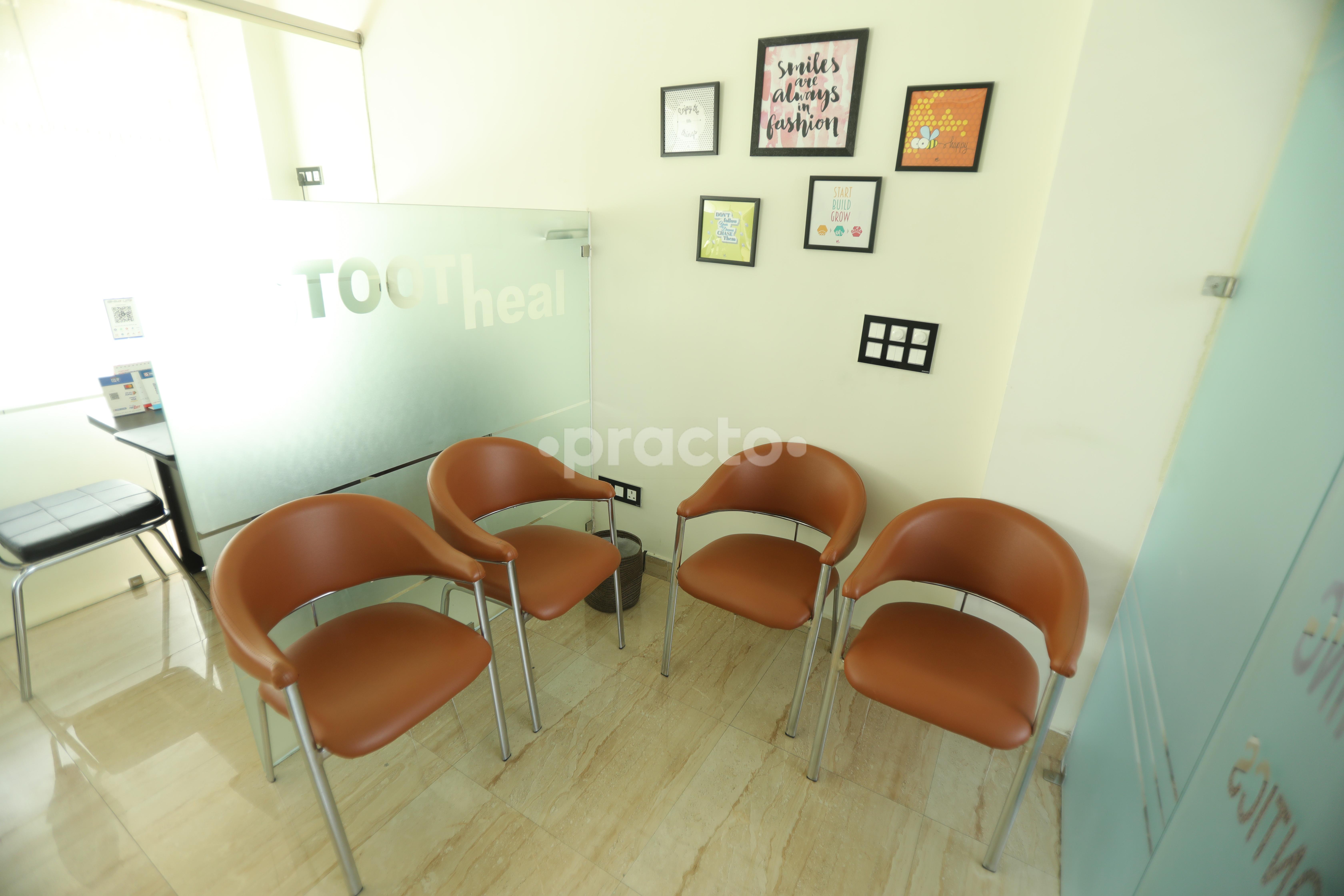 Waiting Area at Tootheal Dental Clinic And Implant Centre Alpha II Greater Noida