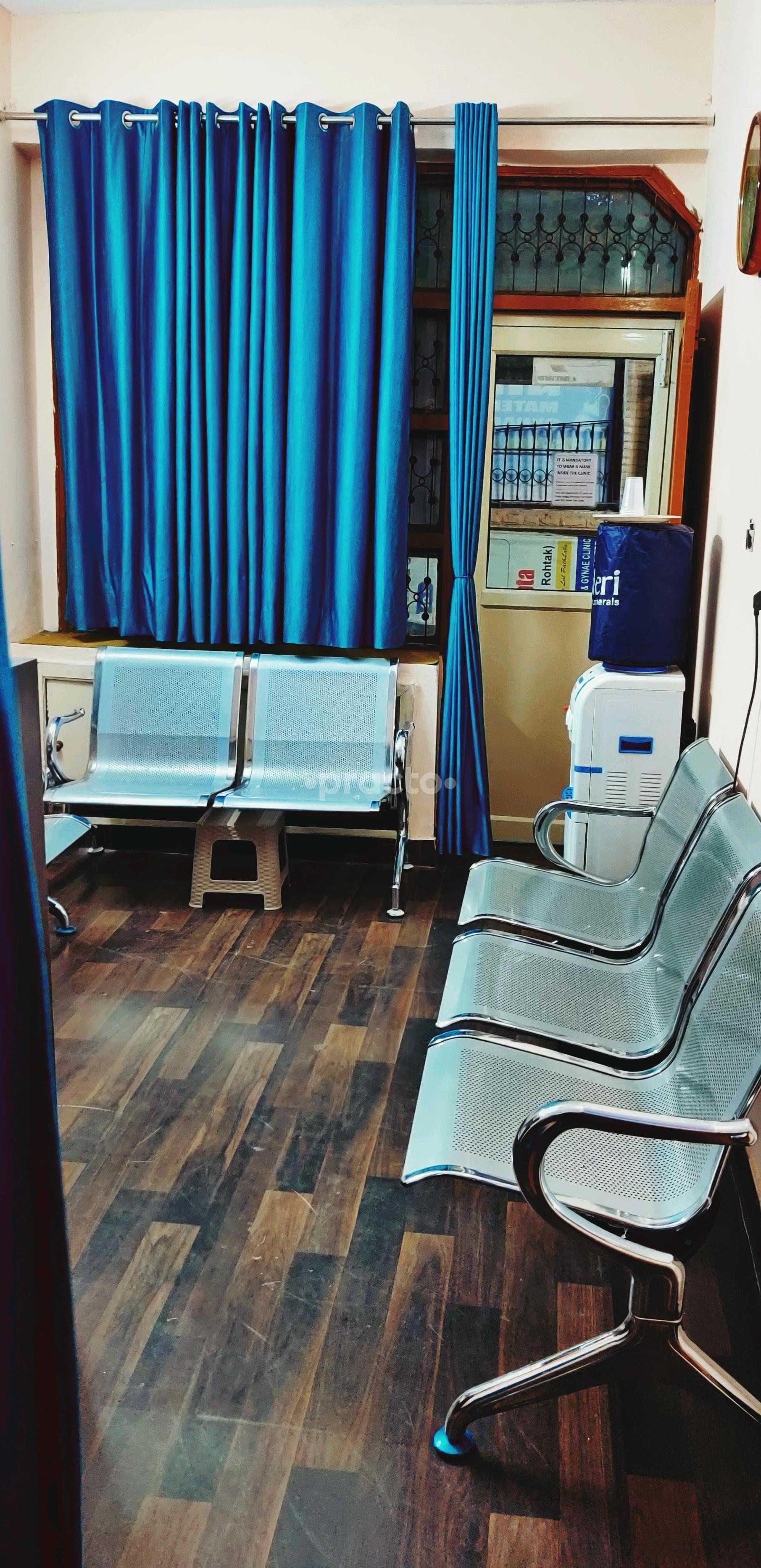 Reception Area at Nidhi Maternity & Gynae Clinic Prashant Vihar Delhi
