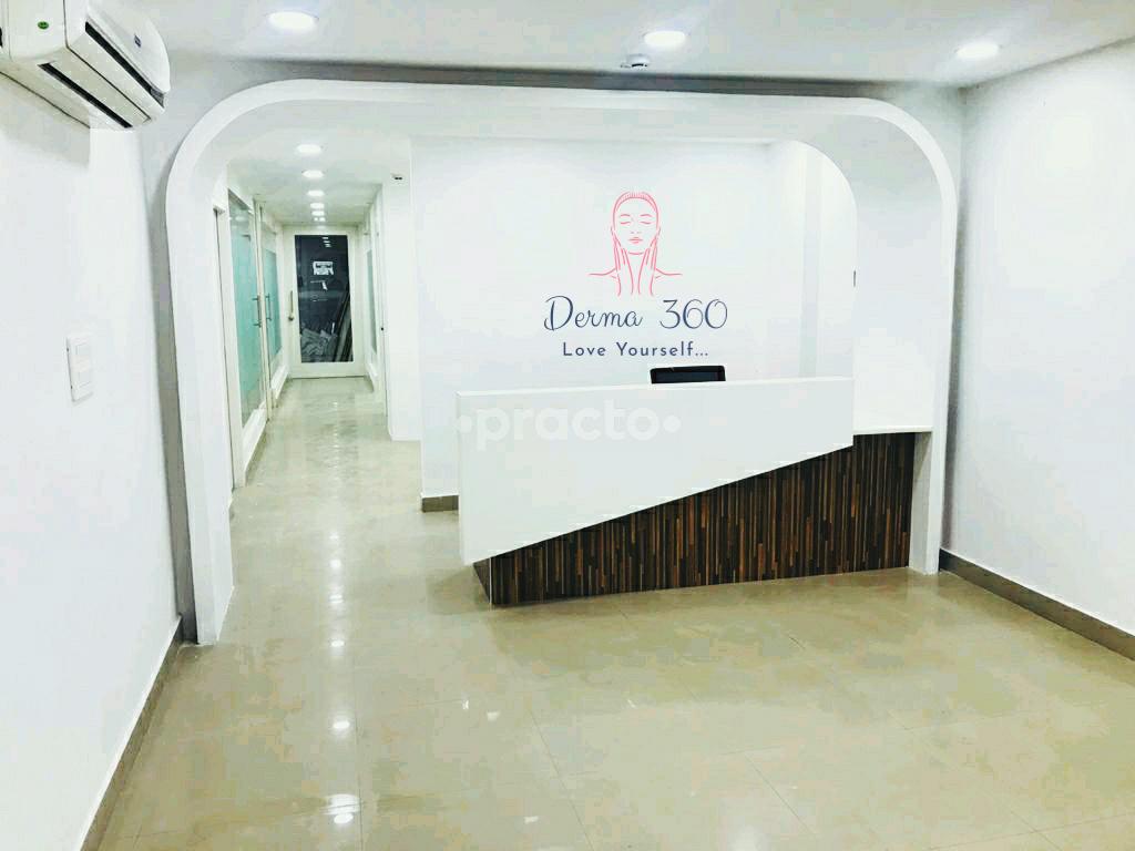 Reception Area at Derma 360 Madinaguda Hyderabad