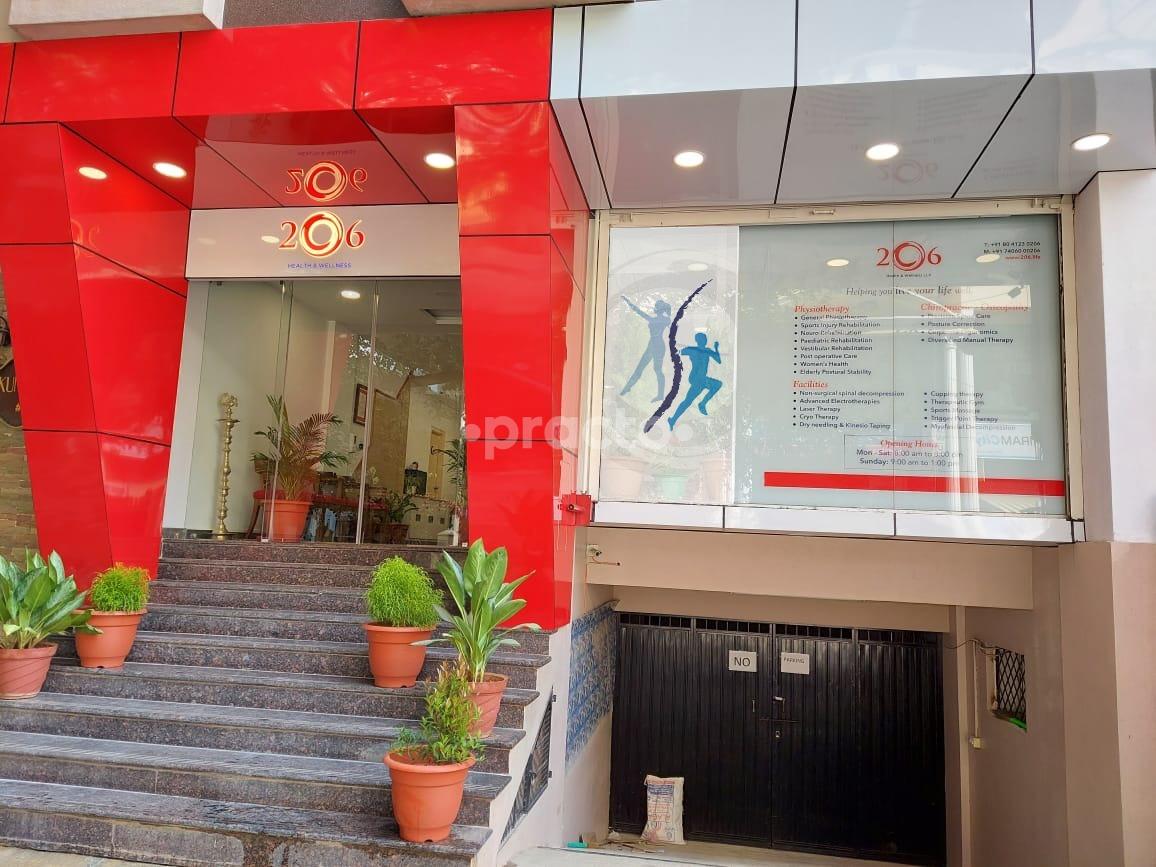Entrance at 206 Health & Wellness Indiranagar Bangalore