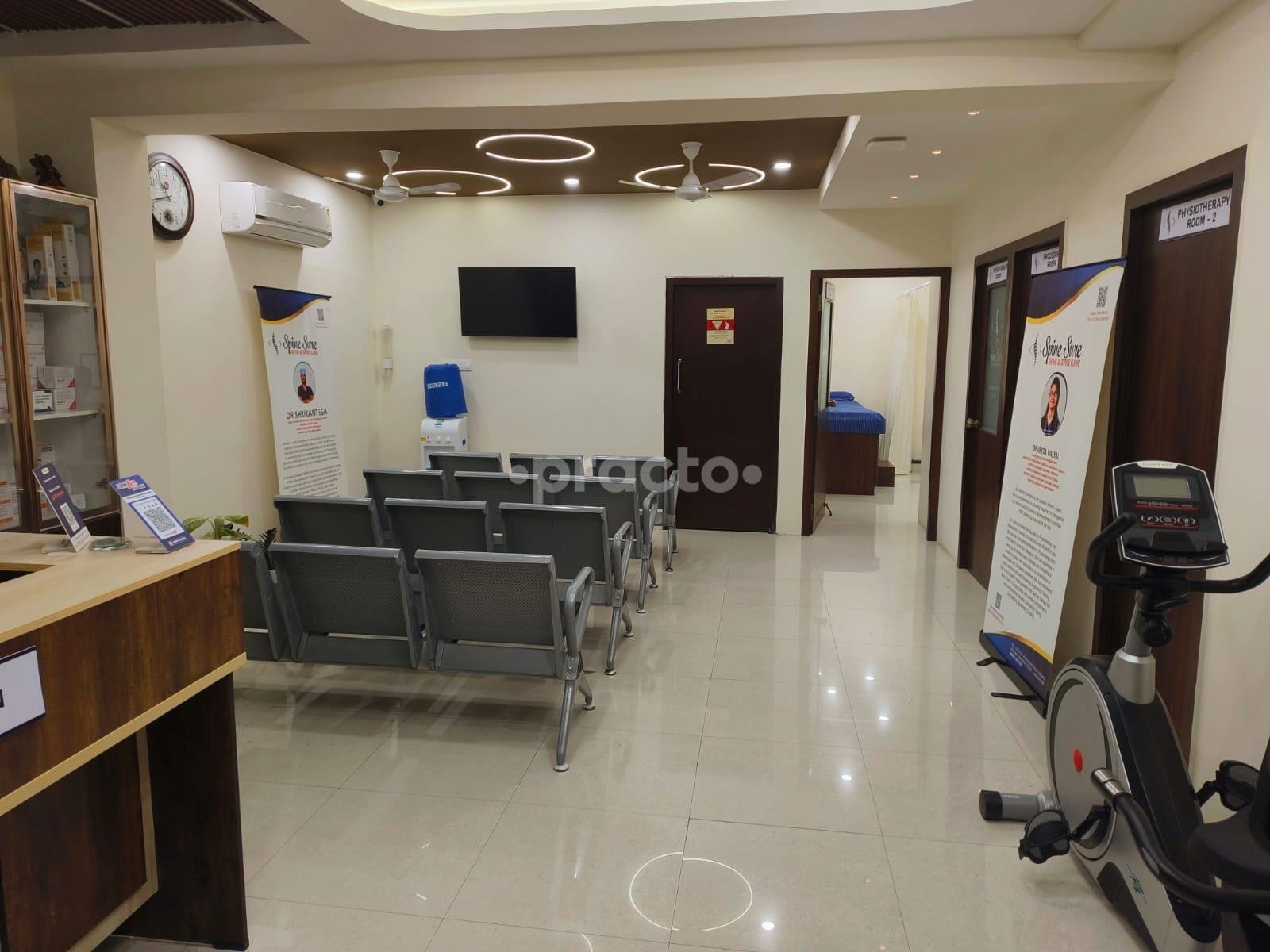 Waiting Area at Spinesure Ortho  and Spine Clinic Kondapur Hyderabad