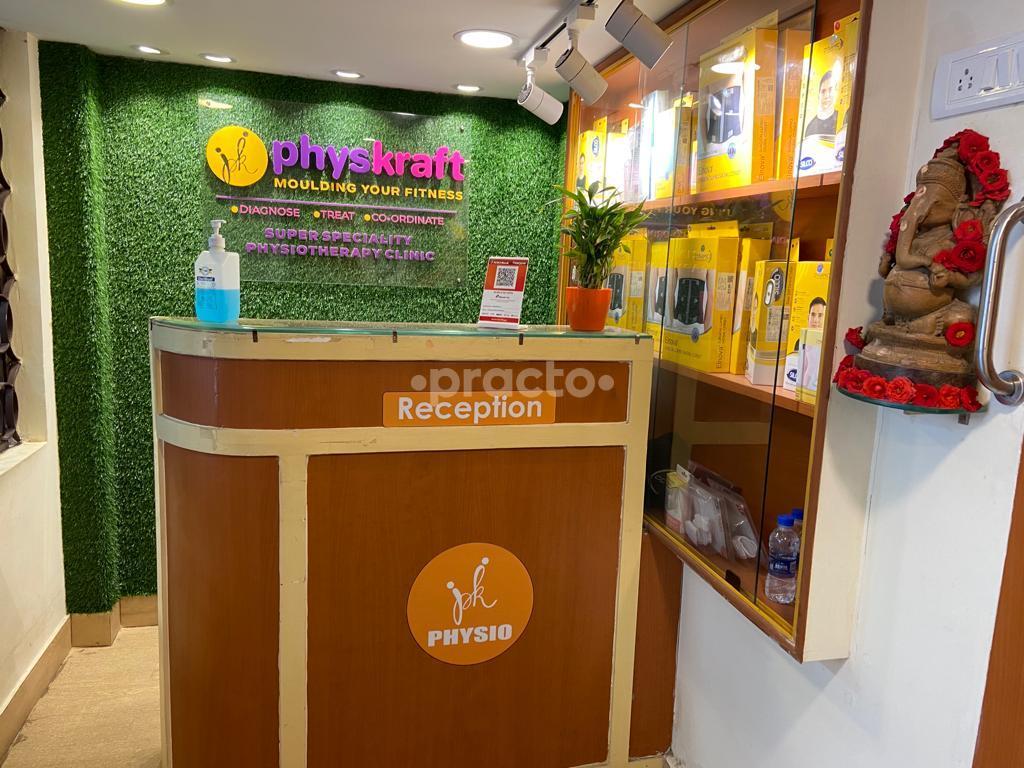 Reception Area at Physkraft Superspeciality Physiotherapy Clinic Velachery Chennai