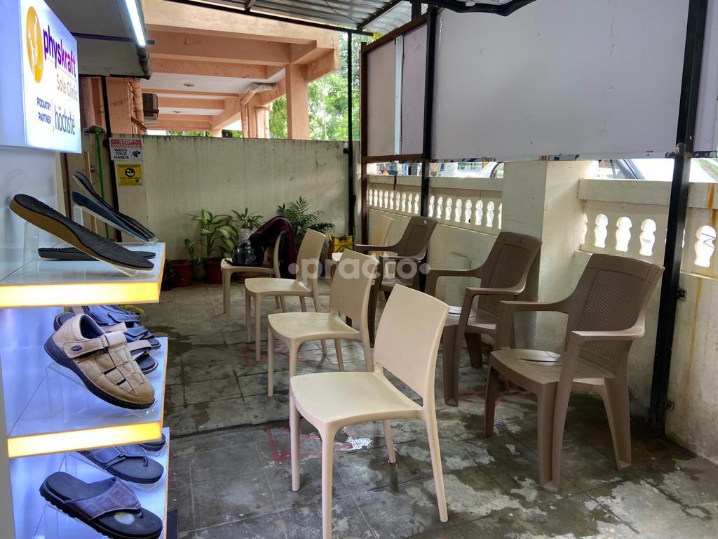 Waiting Area at Physkraft Superspeciality Physiotherapy Clinic Velachery Chennai