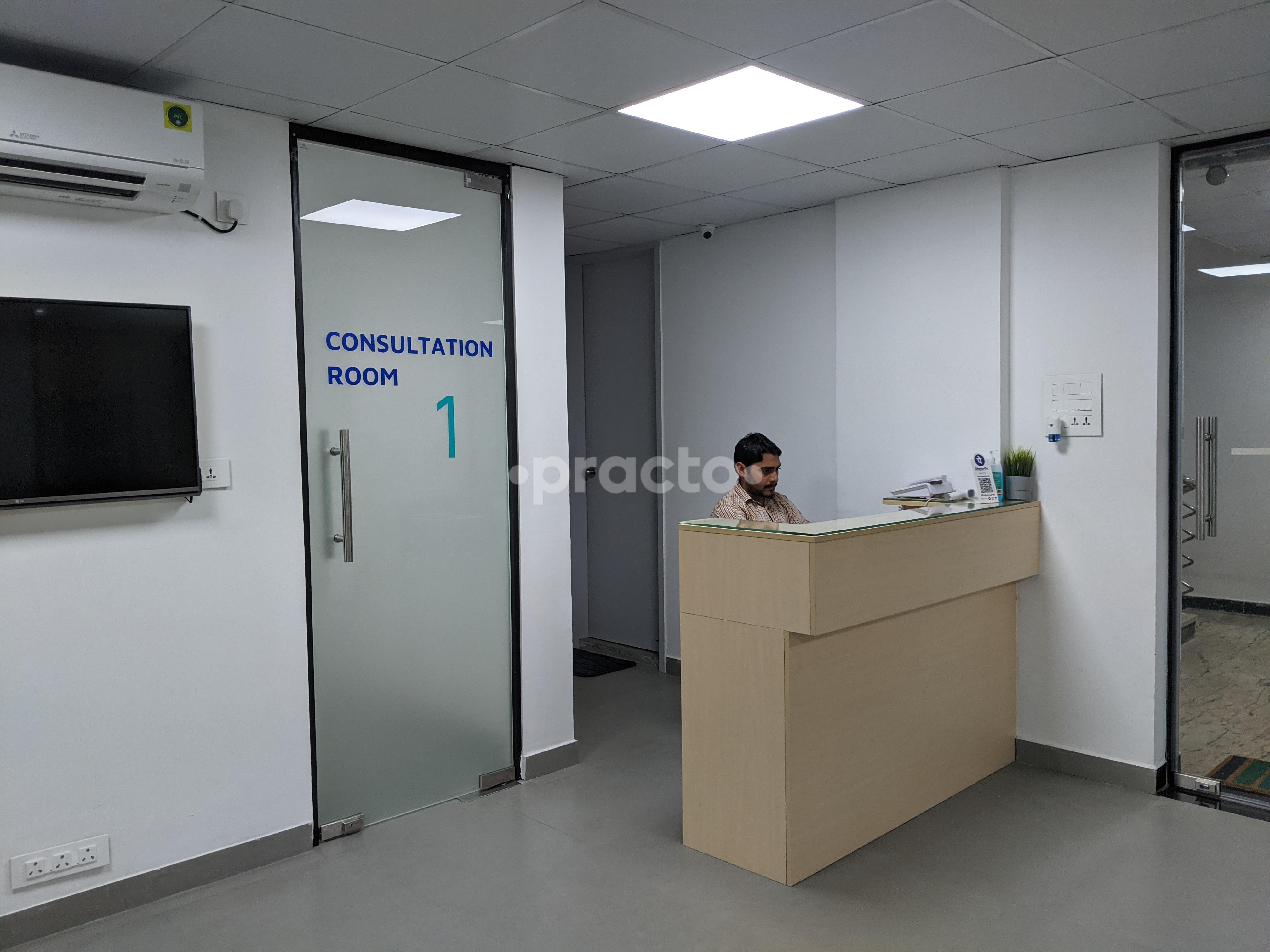 Reception Area at Kindle Clinics Gachibowli Hyderabad