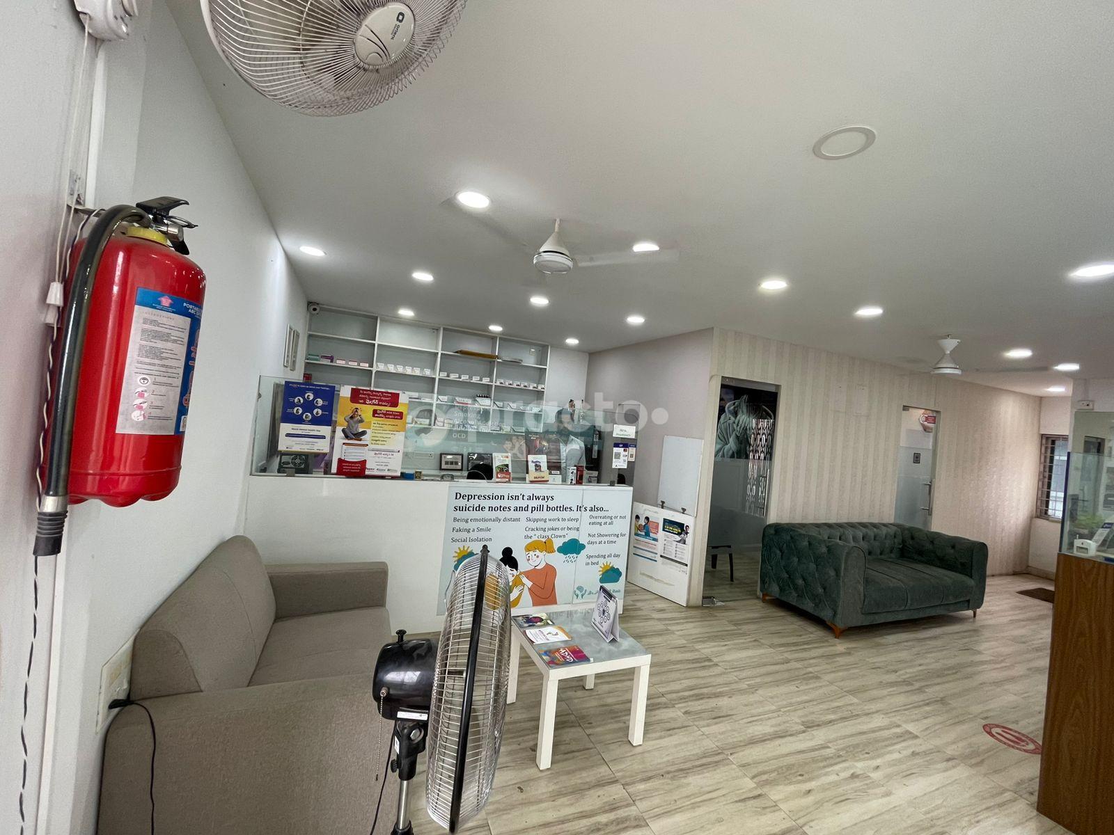 Reception Area at Neya Psychiatric Clinic Nallagandla Hyderabad