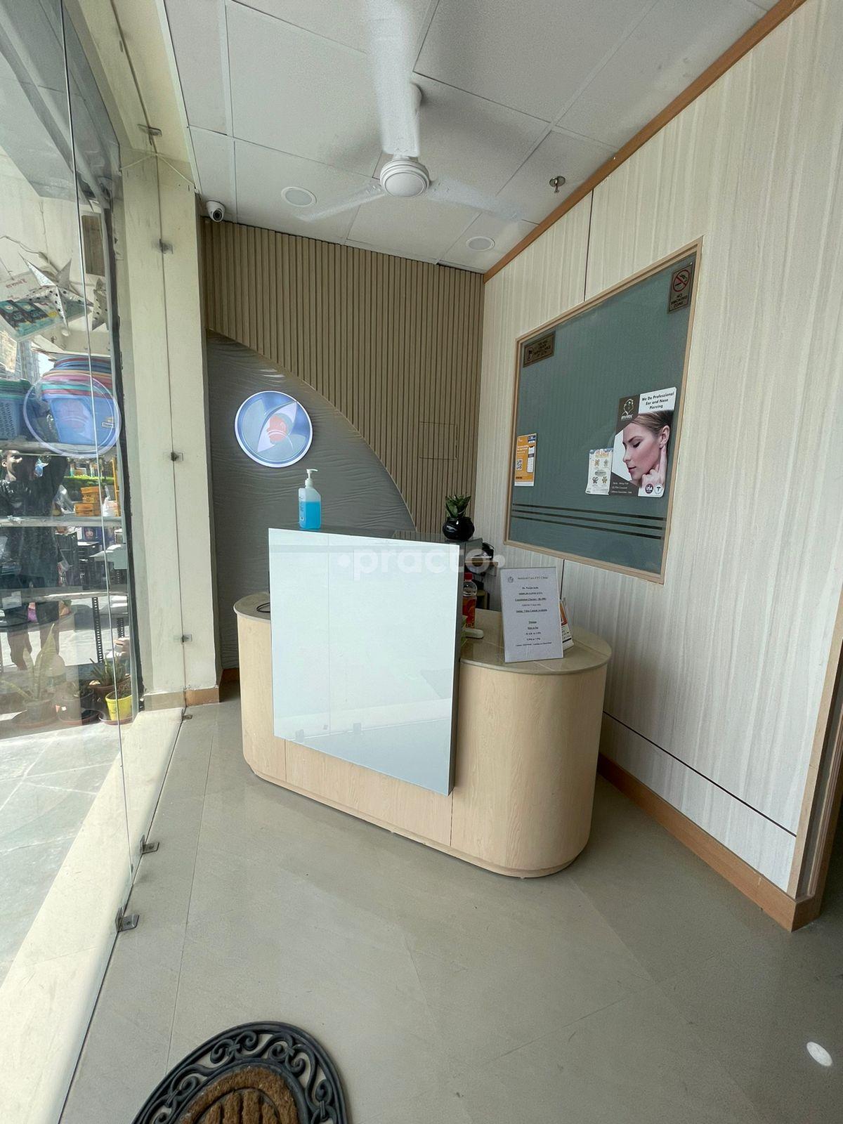 Reception Area at Indriyah Care ENT Clinic Sector 78 Noida