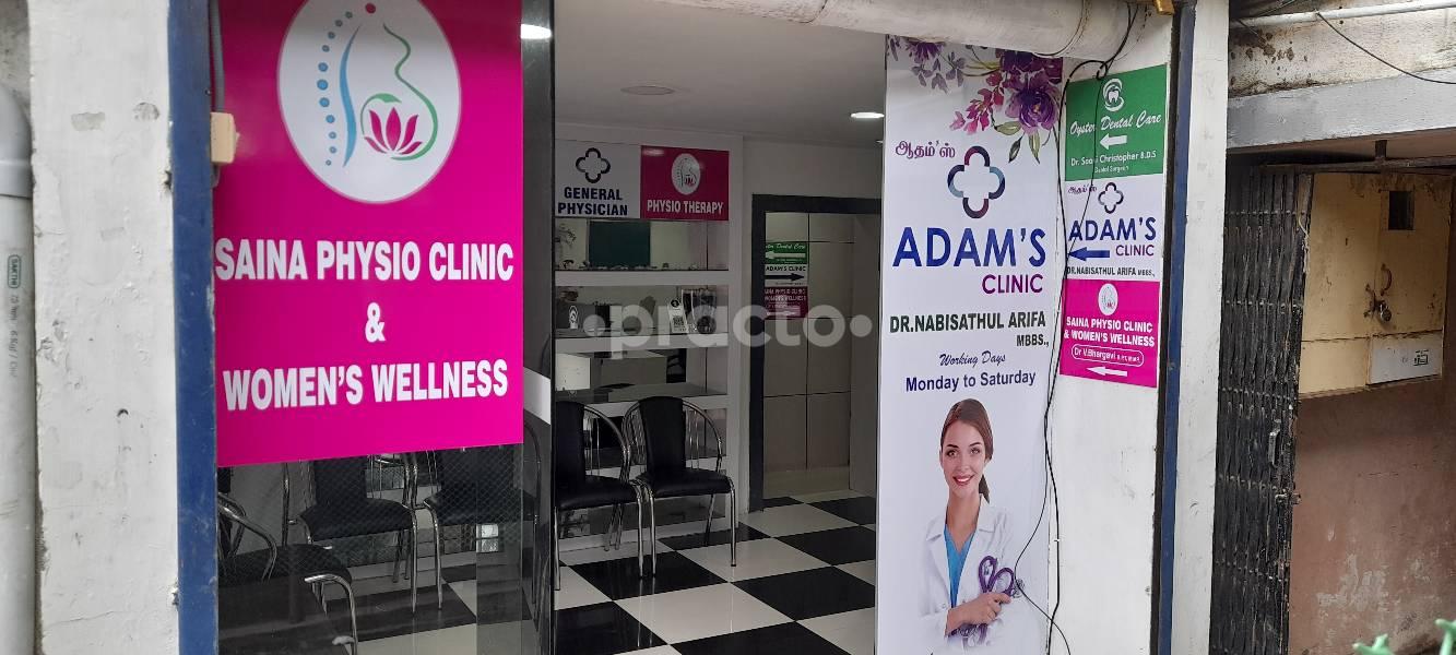 Establishment board at Adam's Clinic Anna Nagar Chennai