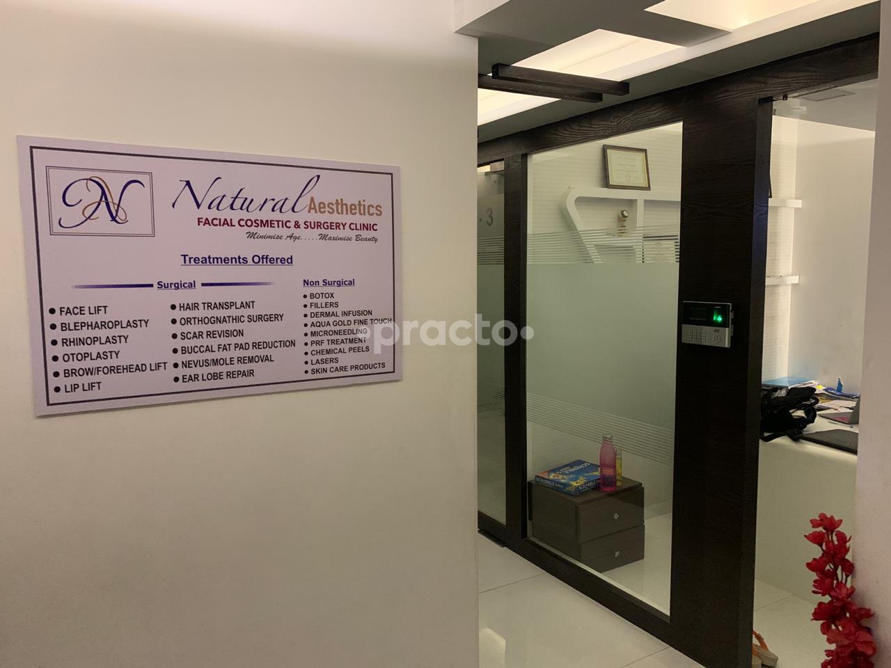 Reception Area at Natural Aesthetics Chembur East Mumbai