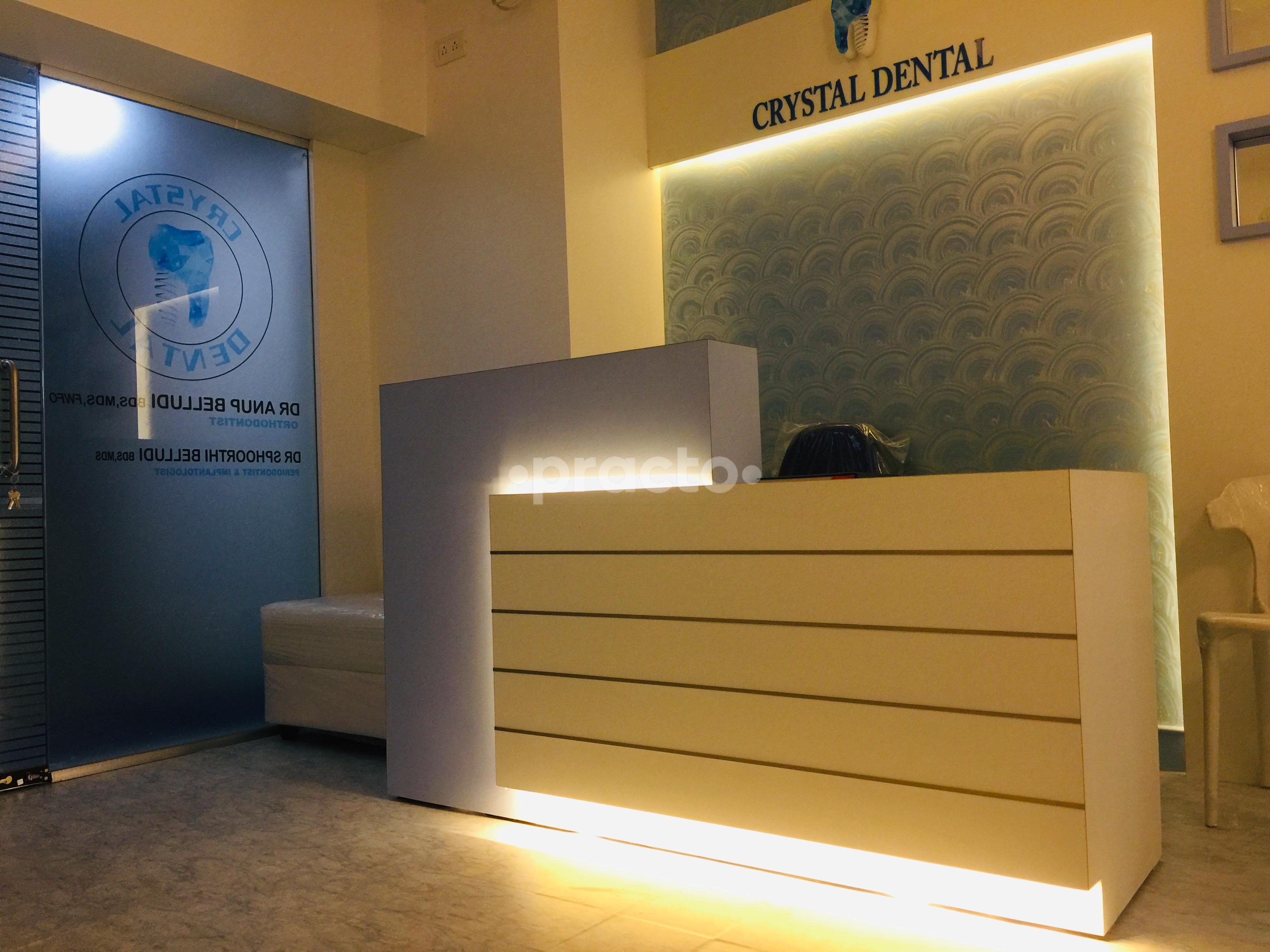 Reception Area at Crystal Dental Vijayanagar Bangalore