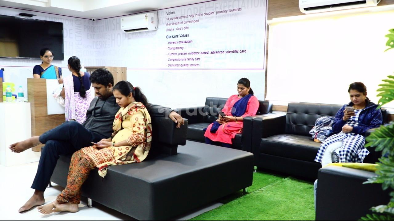Reception Area at Prisha Fertility Centre Bhosari Pune