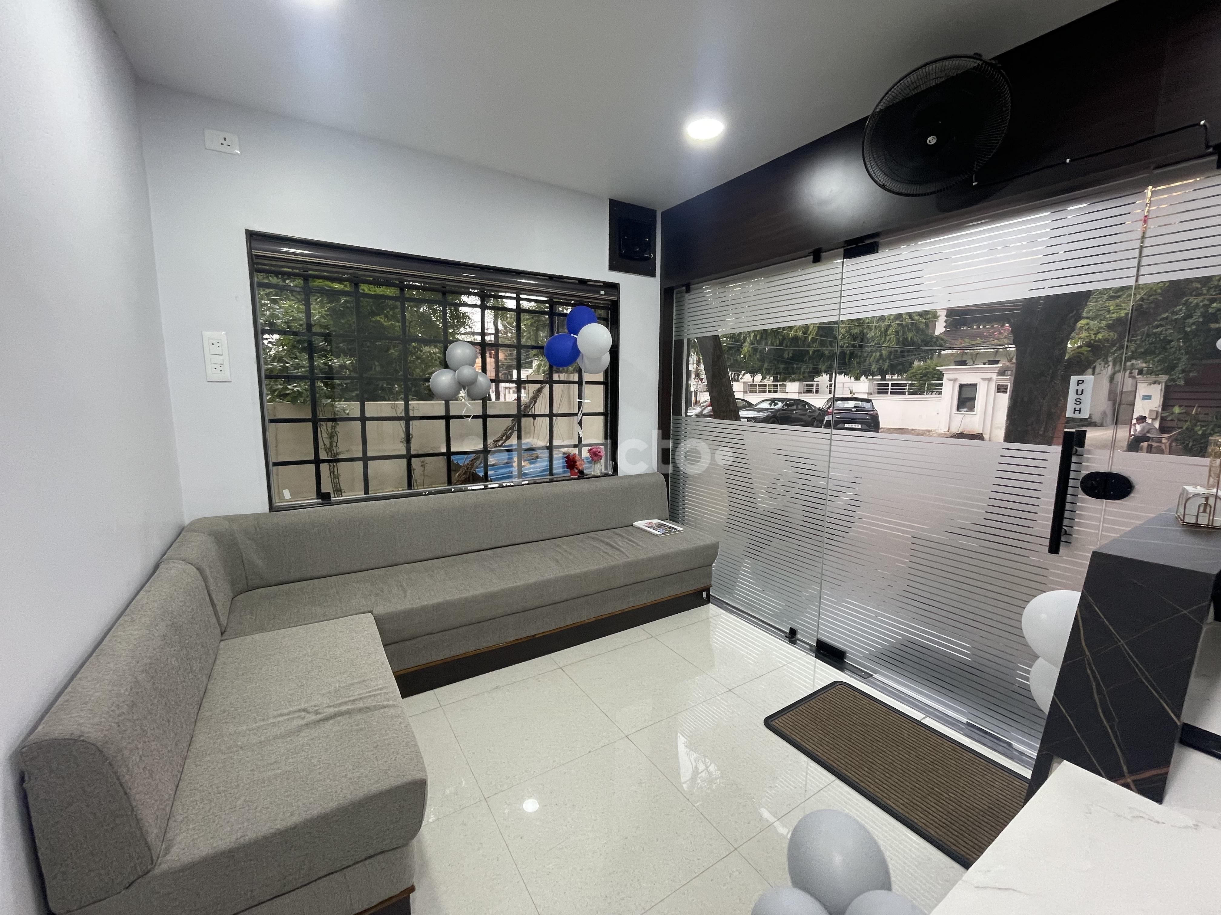 Reception Area at Flosswork Dental Clinic Choubey Colony Raipur