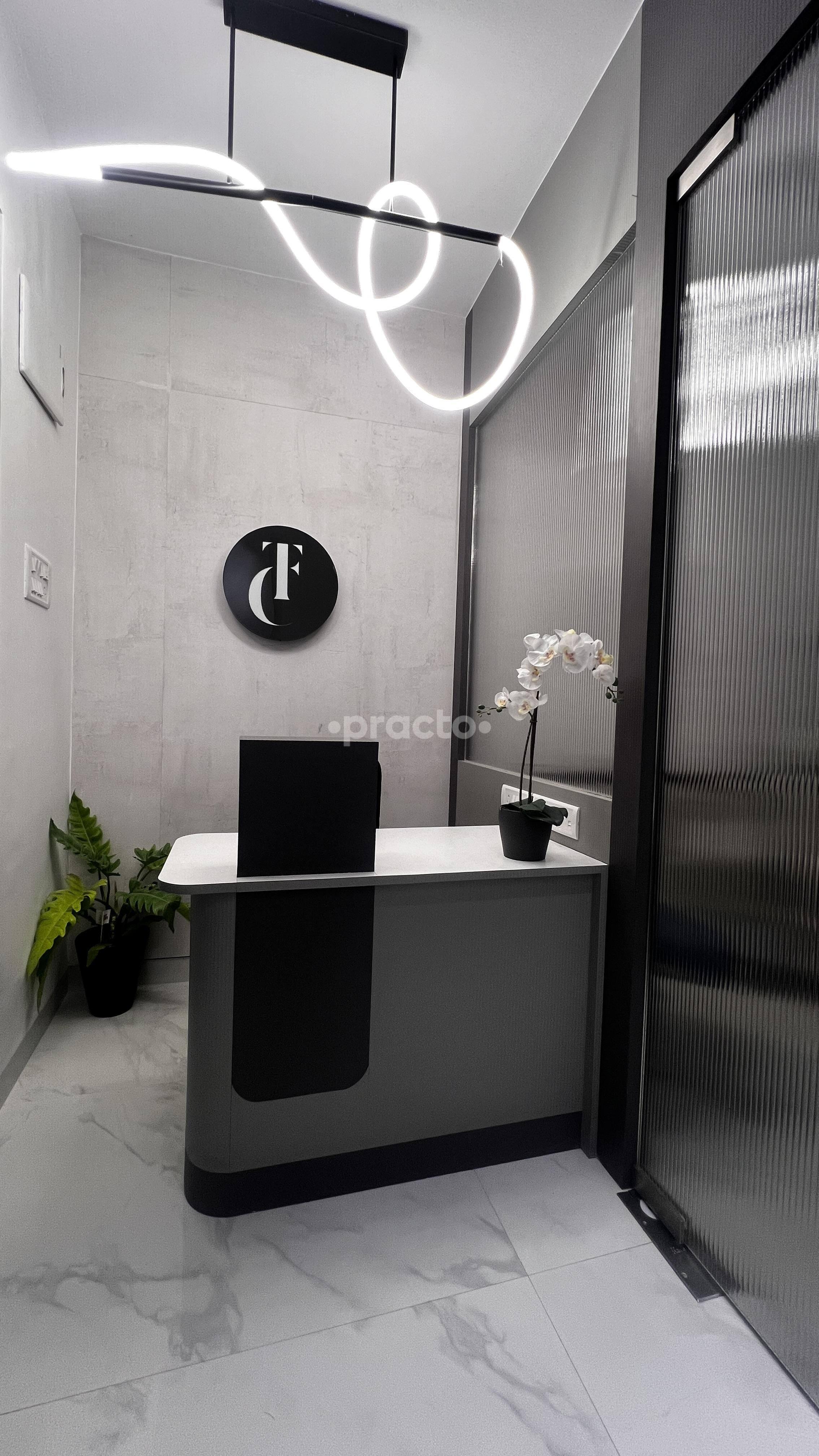 Reception Area at The Face Clinique Wadala Mumbai