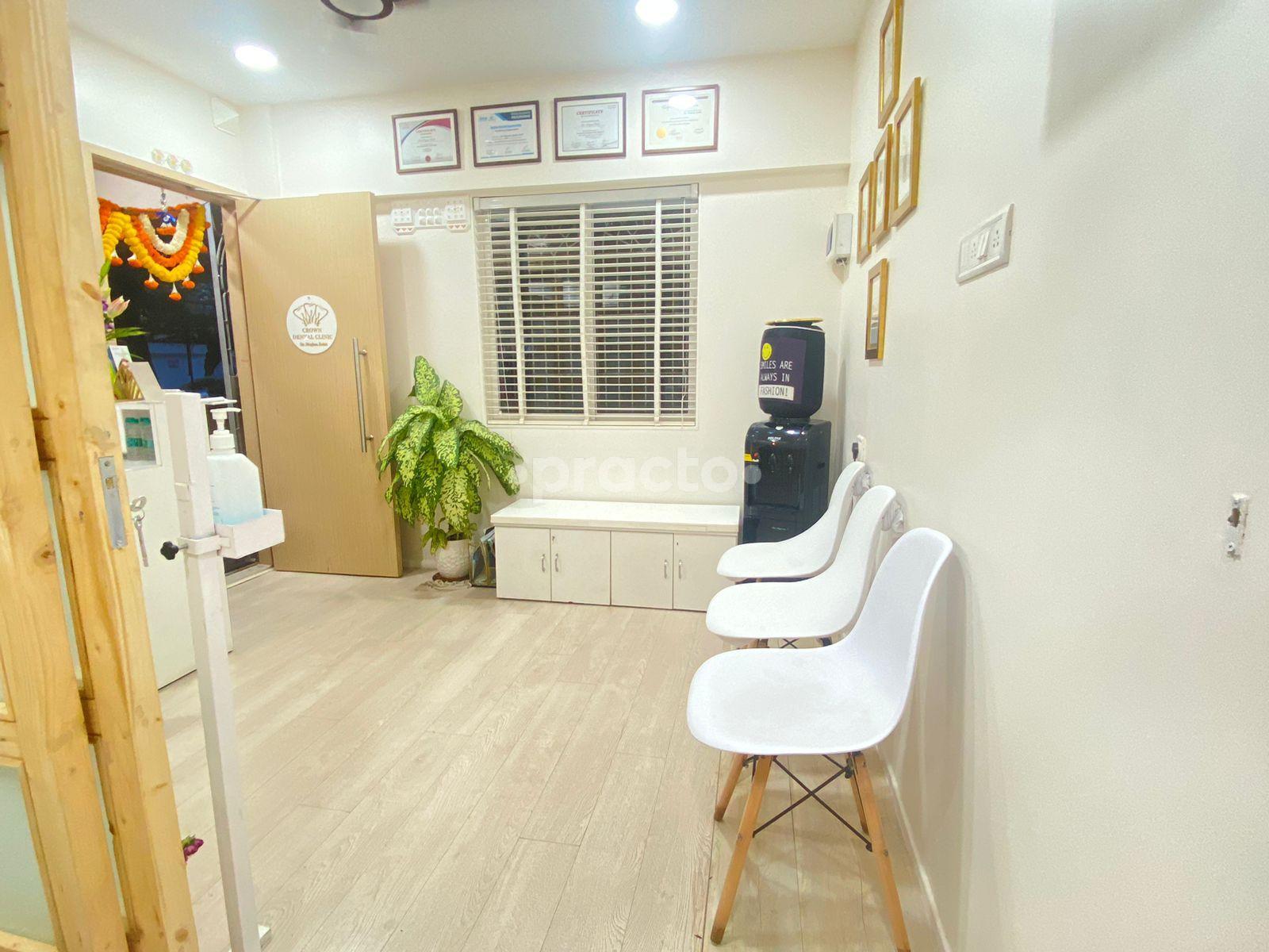 Waiting Area at Crown Dental Clinic Bandra West Mumbai