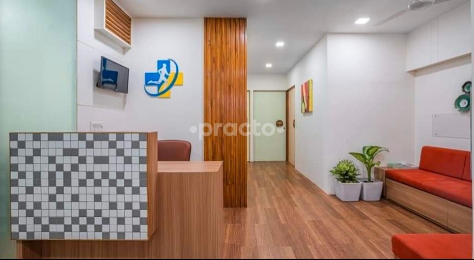 Reception Area at Darsh Orthocare Shyamal Ahmedabad