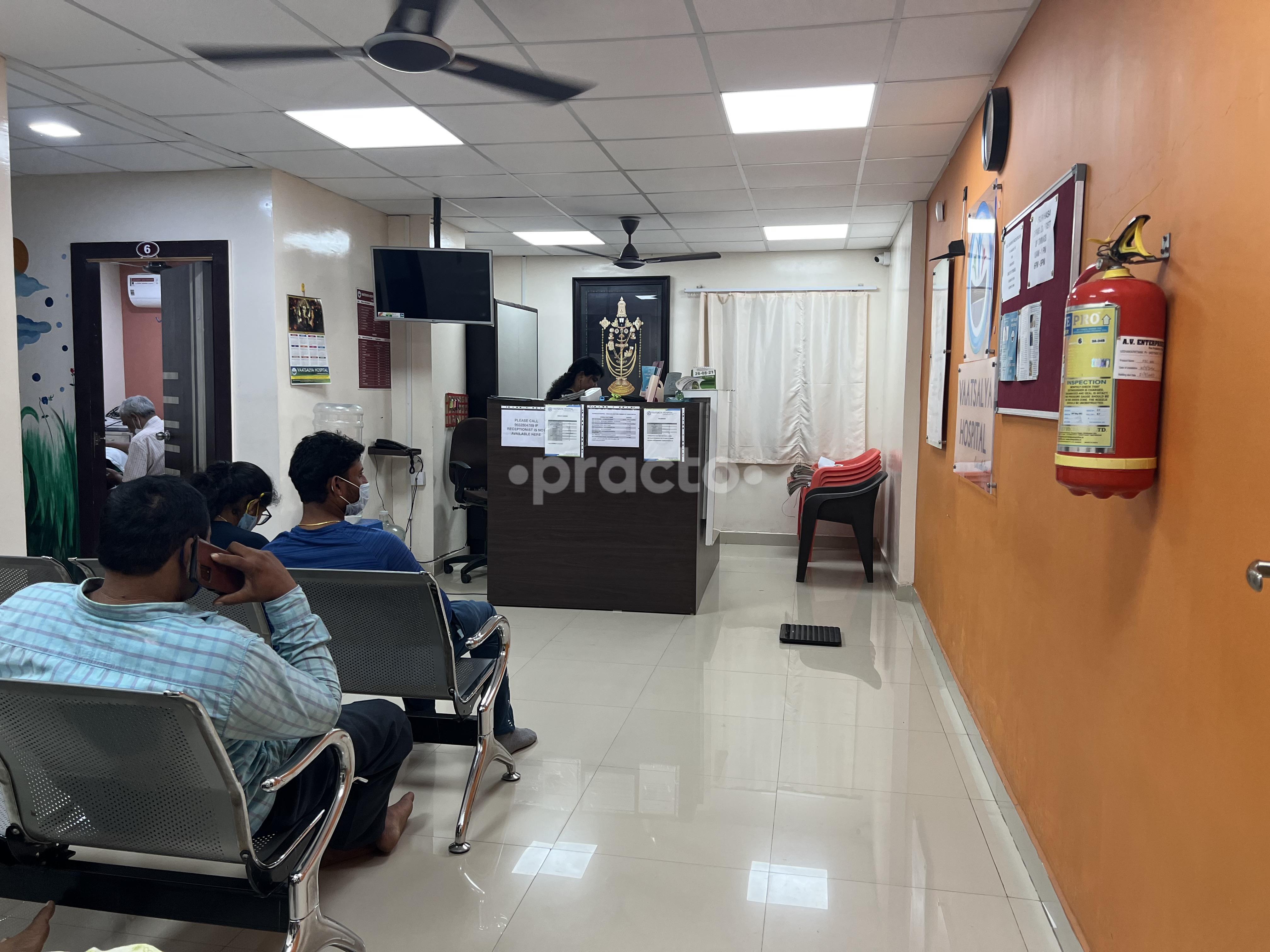 Reception Area at Dr.Silpas clinic Madhurawada Visakhapatnam