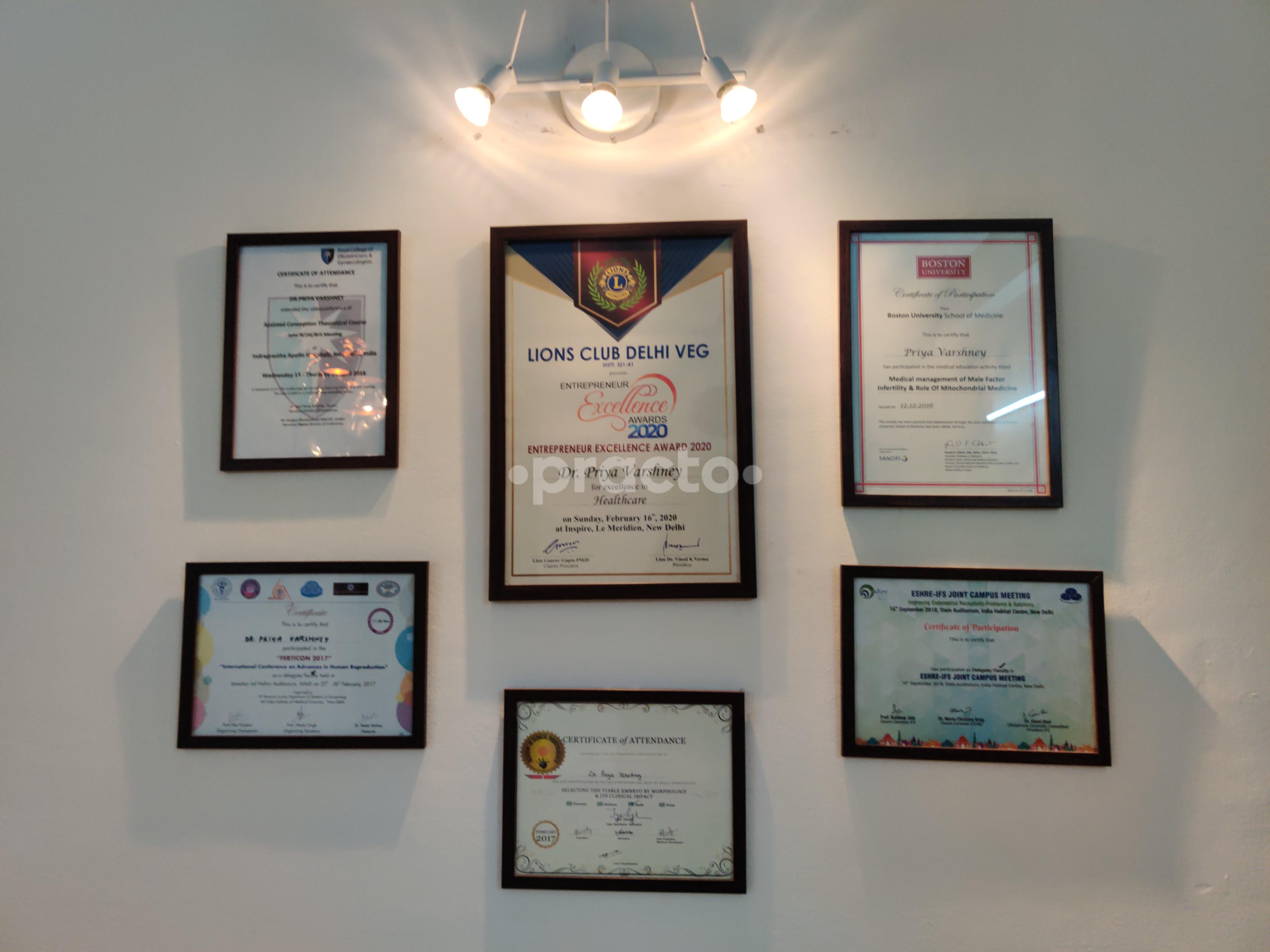 Waiting Area at EVE IVF & Gynae Clinic Gurgaon Sector 90 Gurgaon