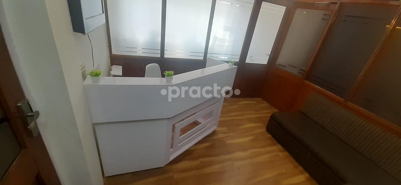 Reception Area at Smiles.ai Dental Clinic Sapna Sangeeta Indore