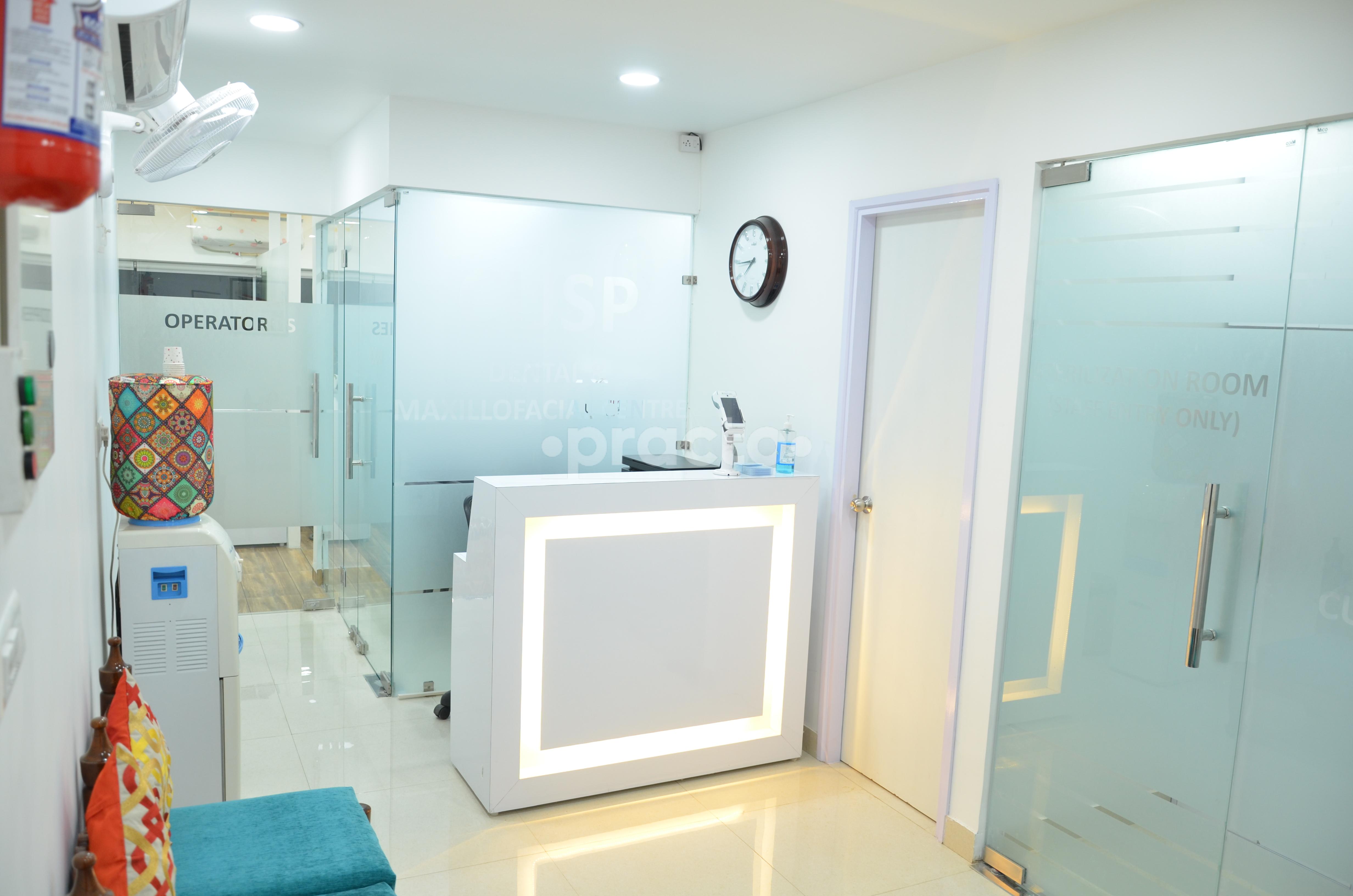 Reception Area at Cusp Dental & Maxillofacial Centre Gurgaon Sector 56 Gurgaon