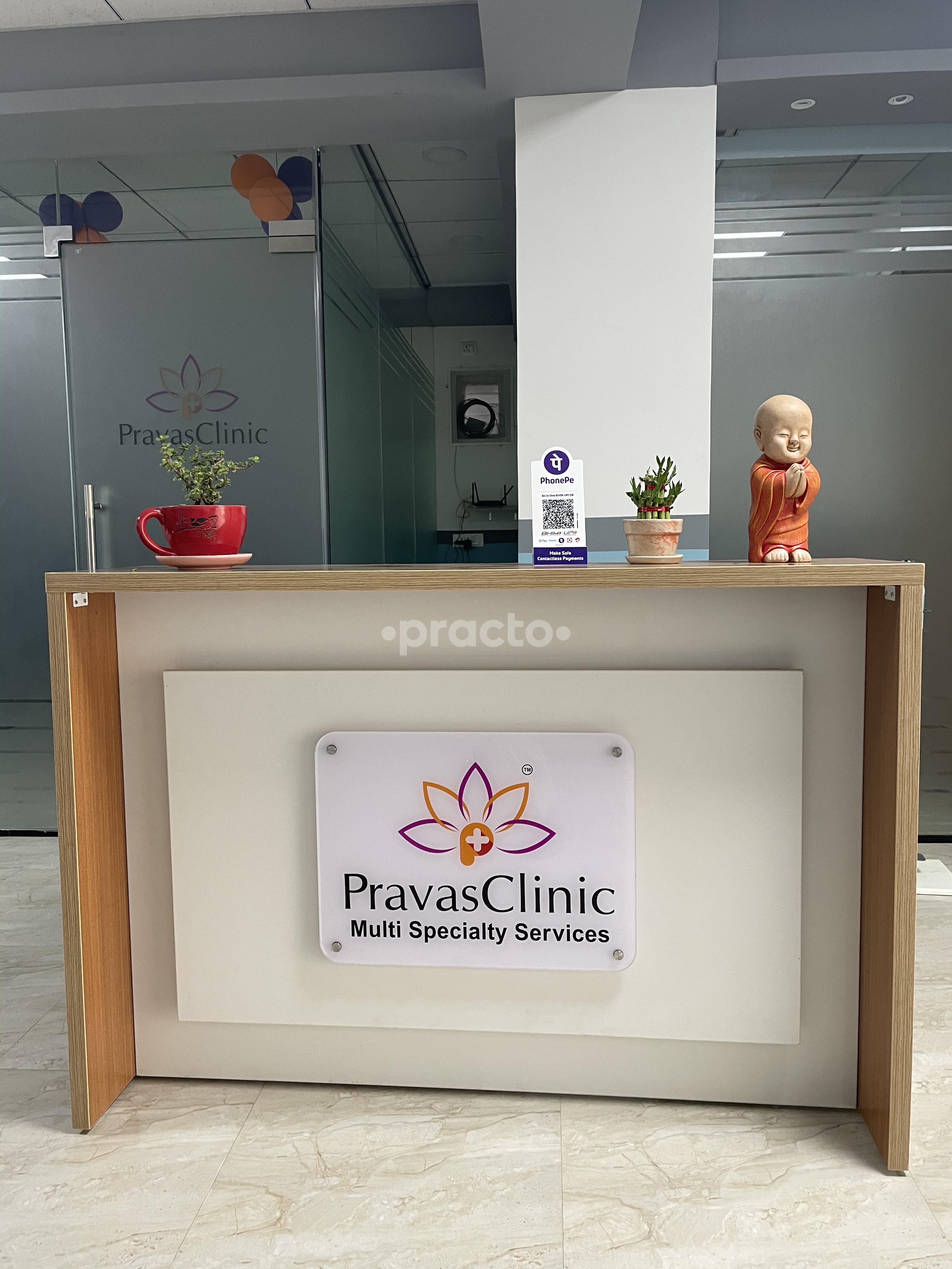 Reception Area at Pravas Clinic Narsingi Hyderabad
