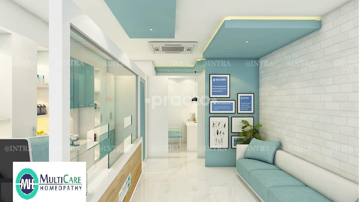 Waiting Area at Multicare Homeopathy Treatment Center Electronics City Bangalore