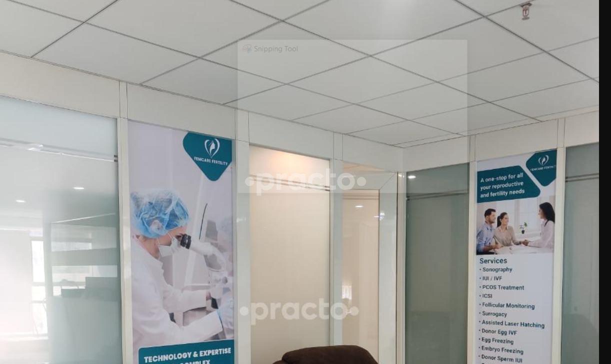 Reception Area at Femcare Fertility Baner Pune