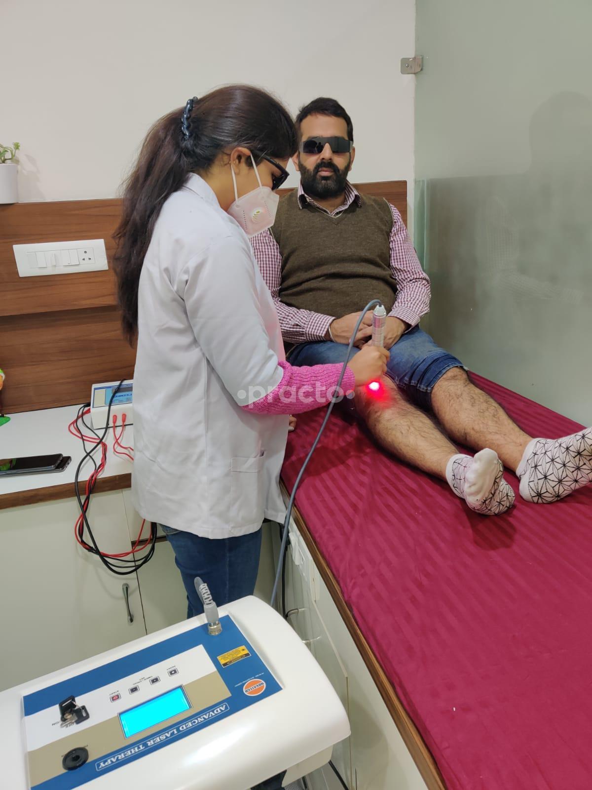 Equipment Area at Healing Hands Physiotherapy Clinic Sector 21 Chandigarh