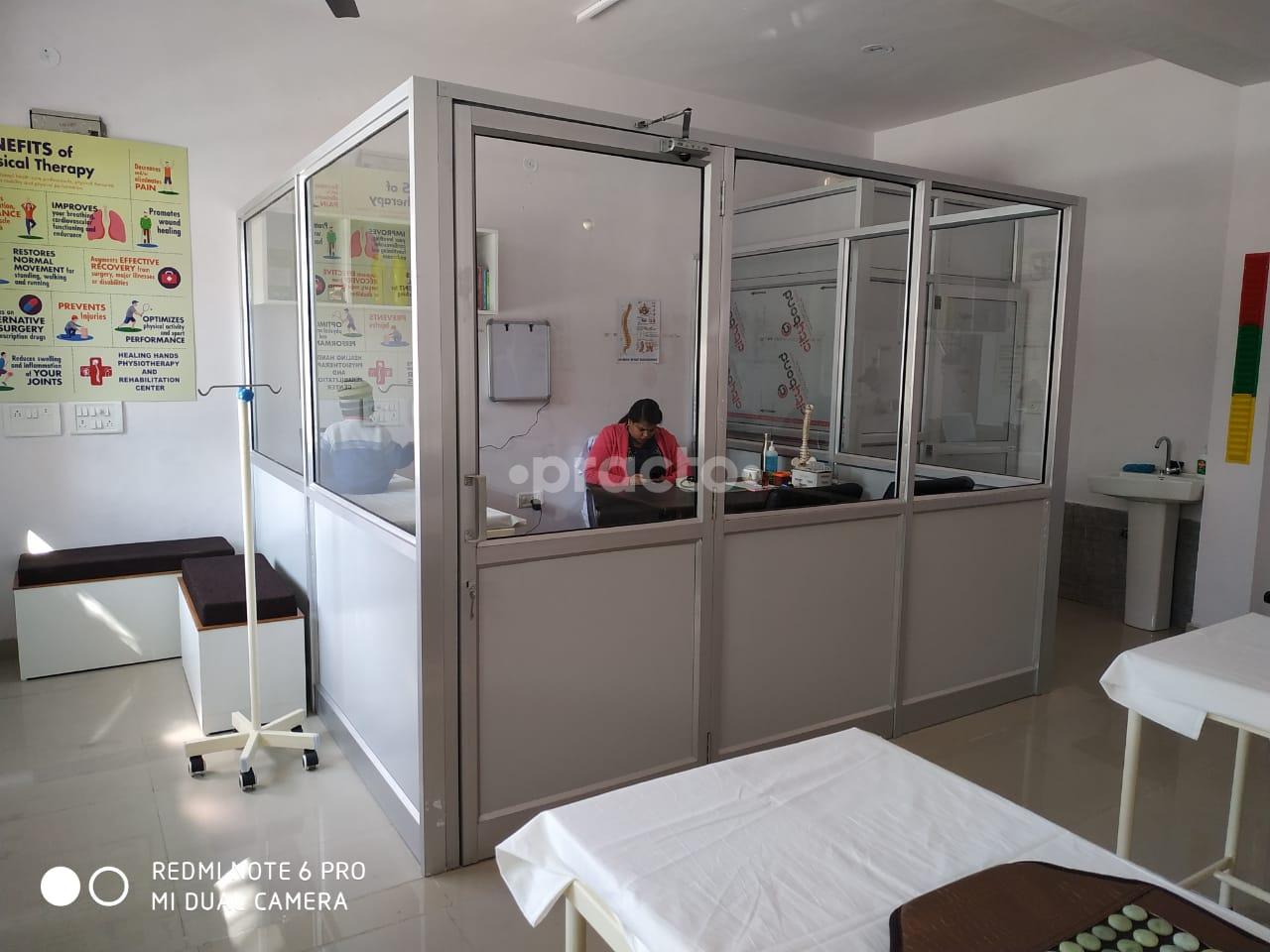 Waiting Area at Healing Hands Physiotherapy and Rehabilitation Center Mahapura Jaipur