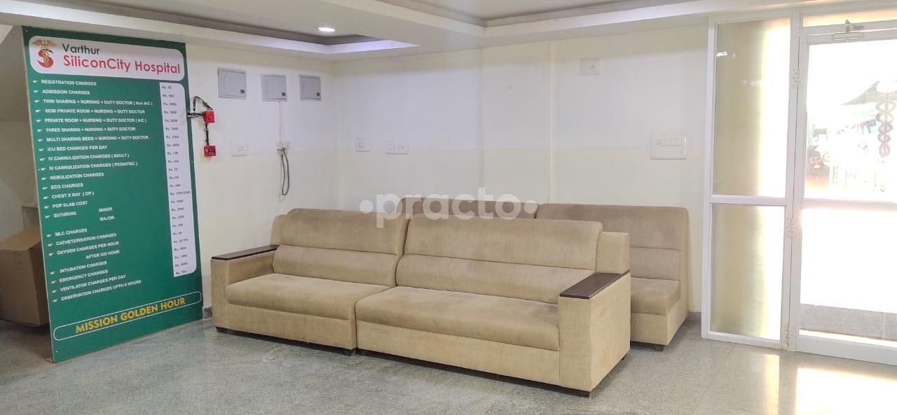 Reception Area at Varthur Siliconcity Hospital Marathahalli Bangalore