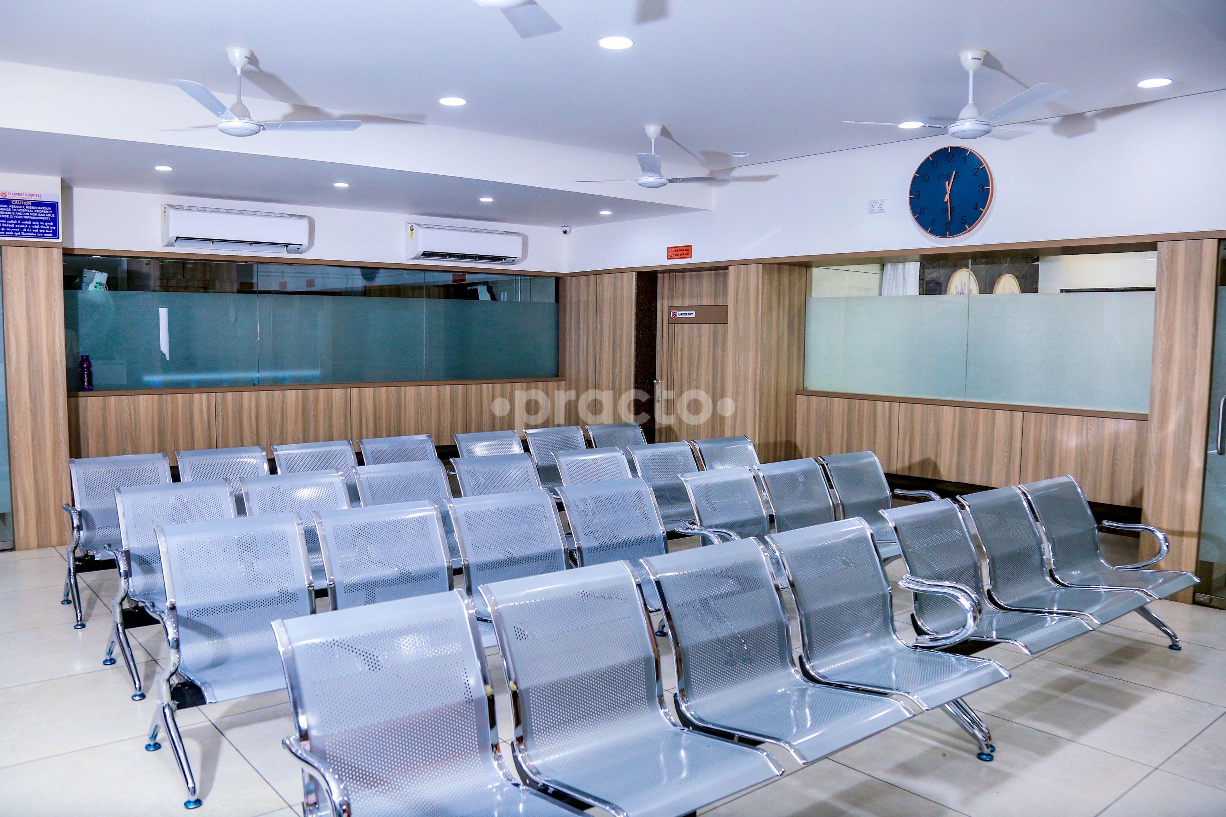 Reception Area at Gujarat Gastro Hospital Adajan Dn Surat