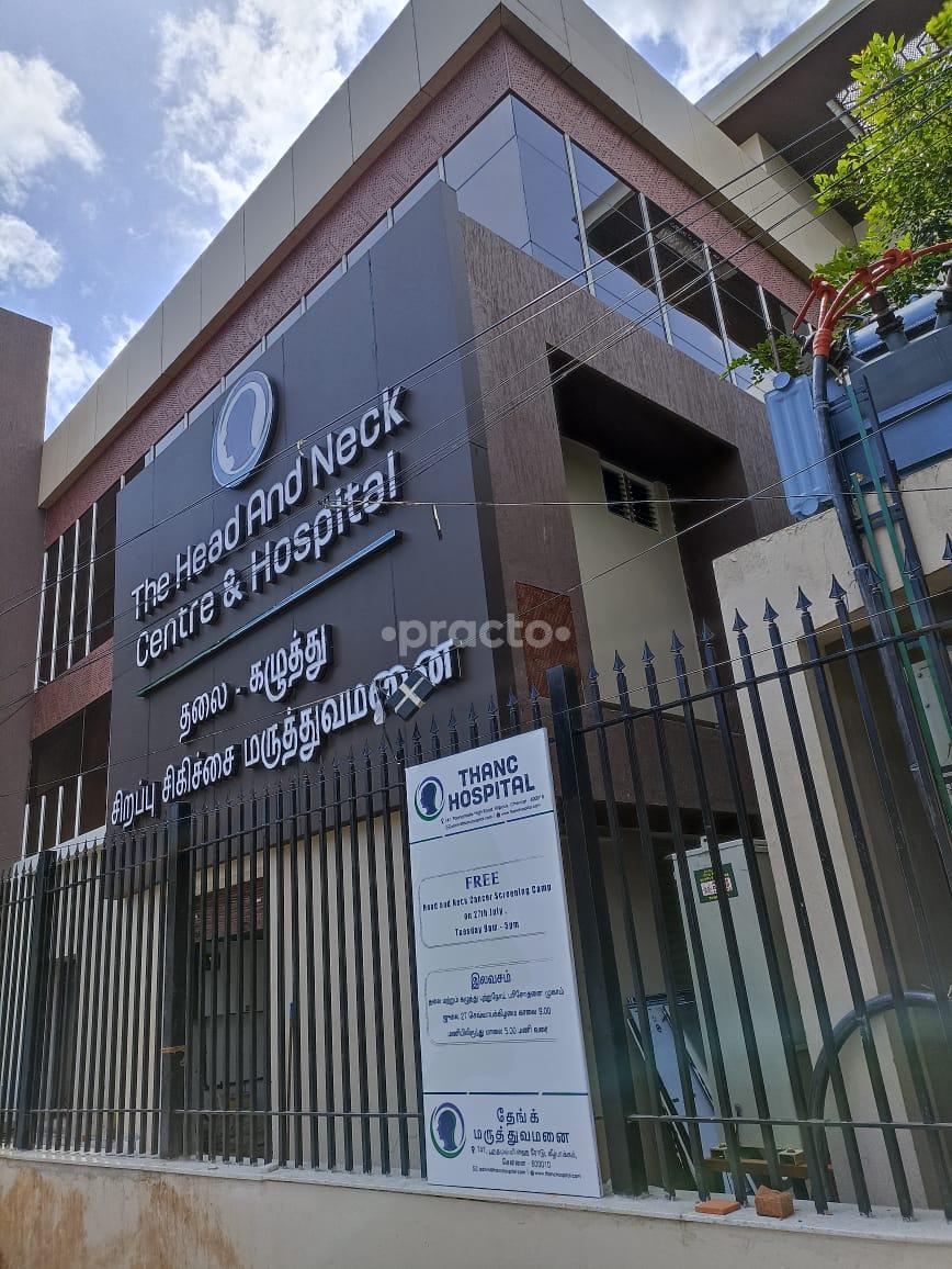 Outside Building at The Head and Neck Centre & Hospital Kilpauk Chennai