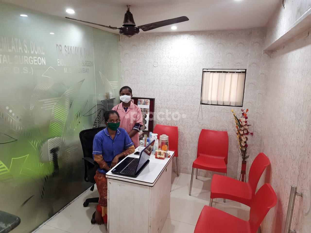 Reception Area at Confi Dental Clinic  Airoli Navi Mumbai